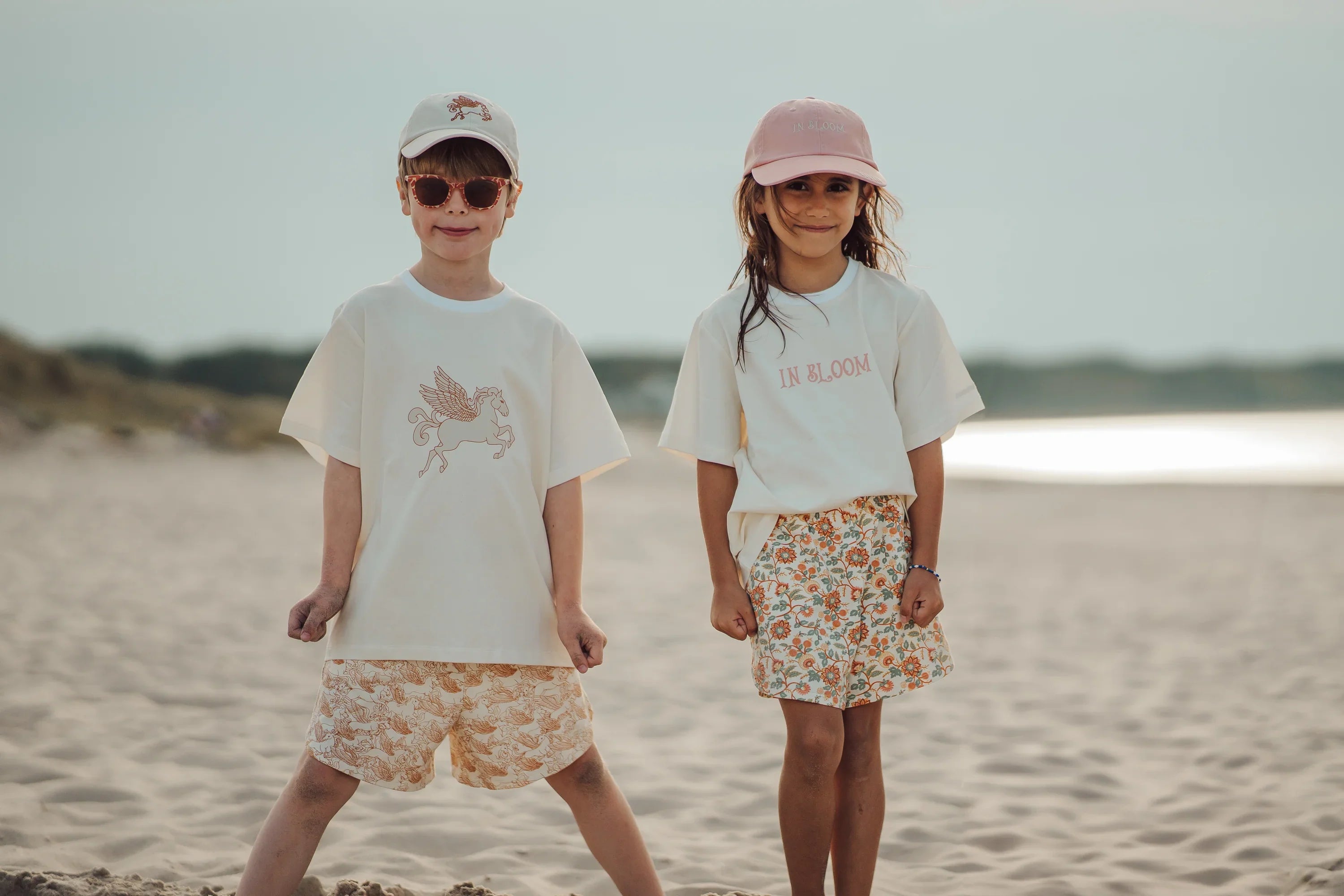 Oversized T-shirt | Organic Cotton Jersey - In Bloom