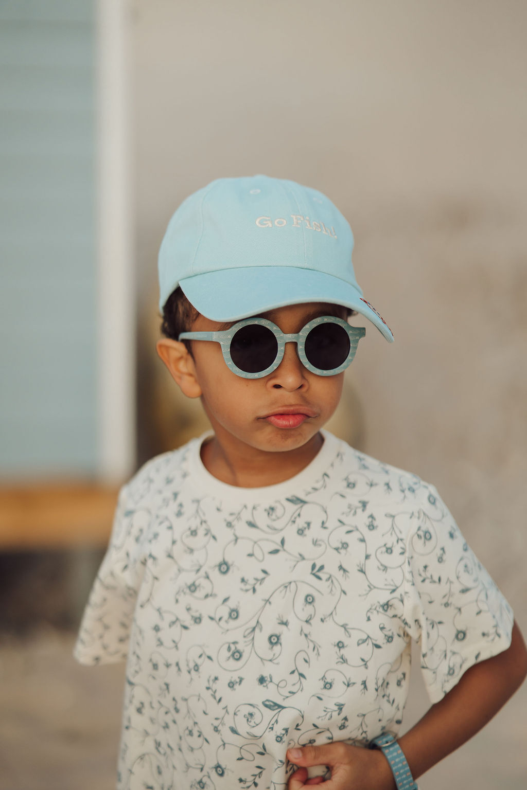 Oversized T-shirt | Organic Cotton Jersey - Scandi Floral