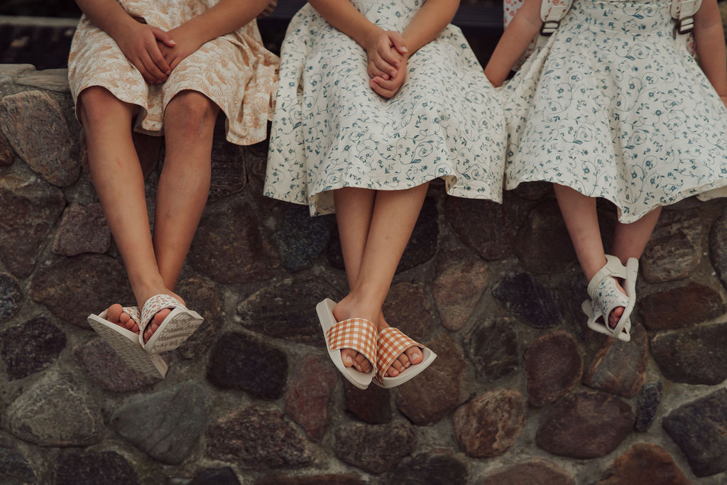 Slide Sandal | Sienna Gingham