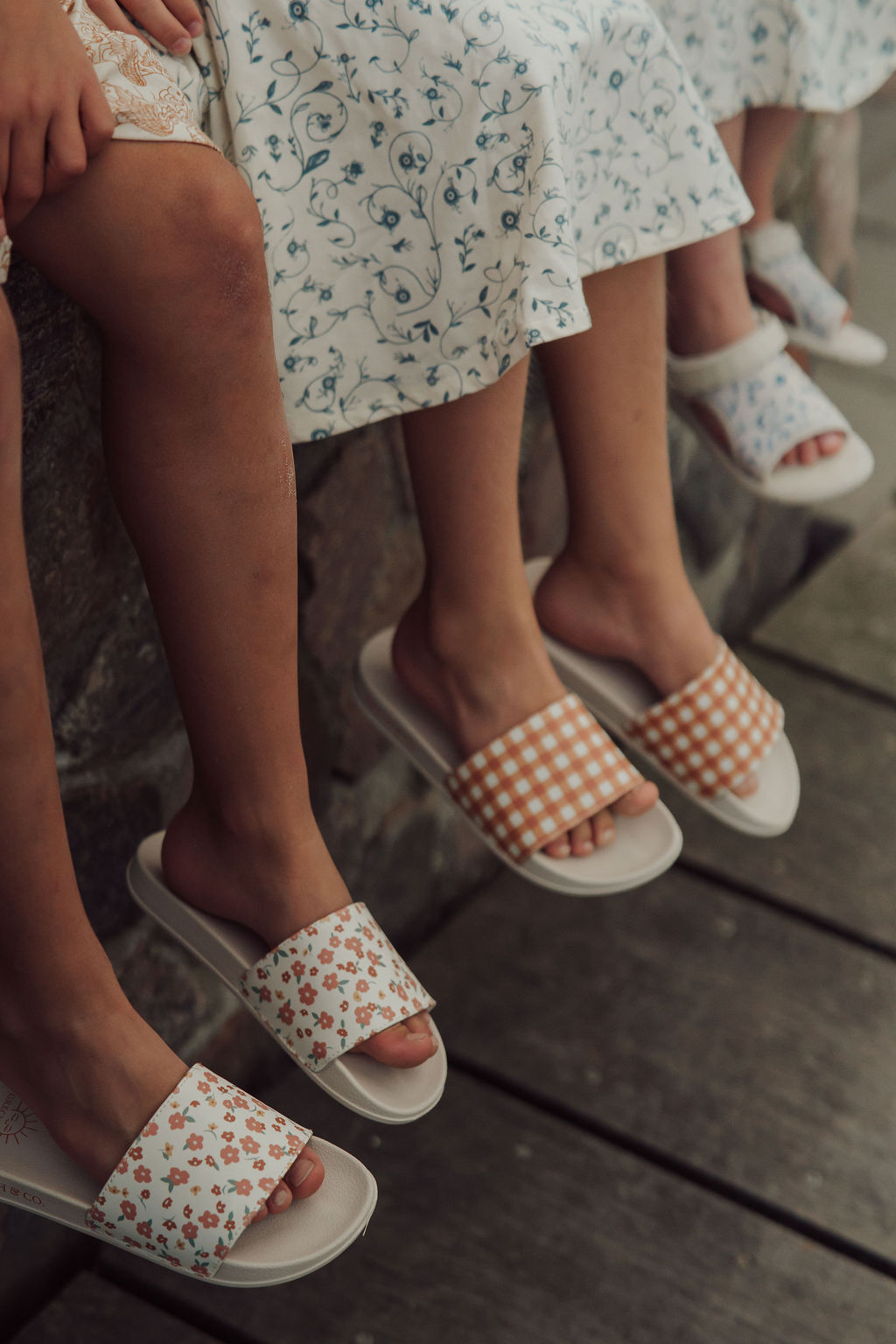 Slide Sandal | Sienna Gingham