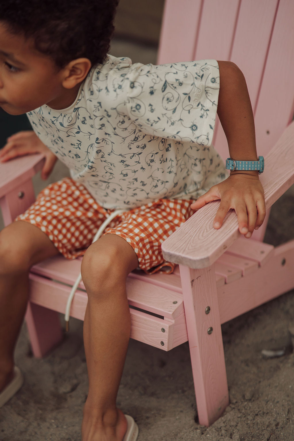 Oversized T-shirt | Organic Cotton Jersey - Scandi Floral