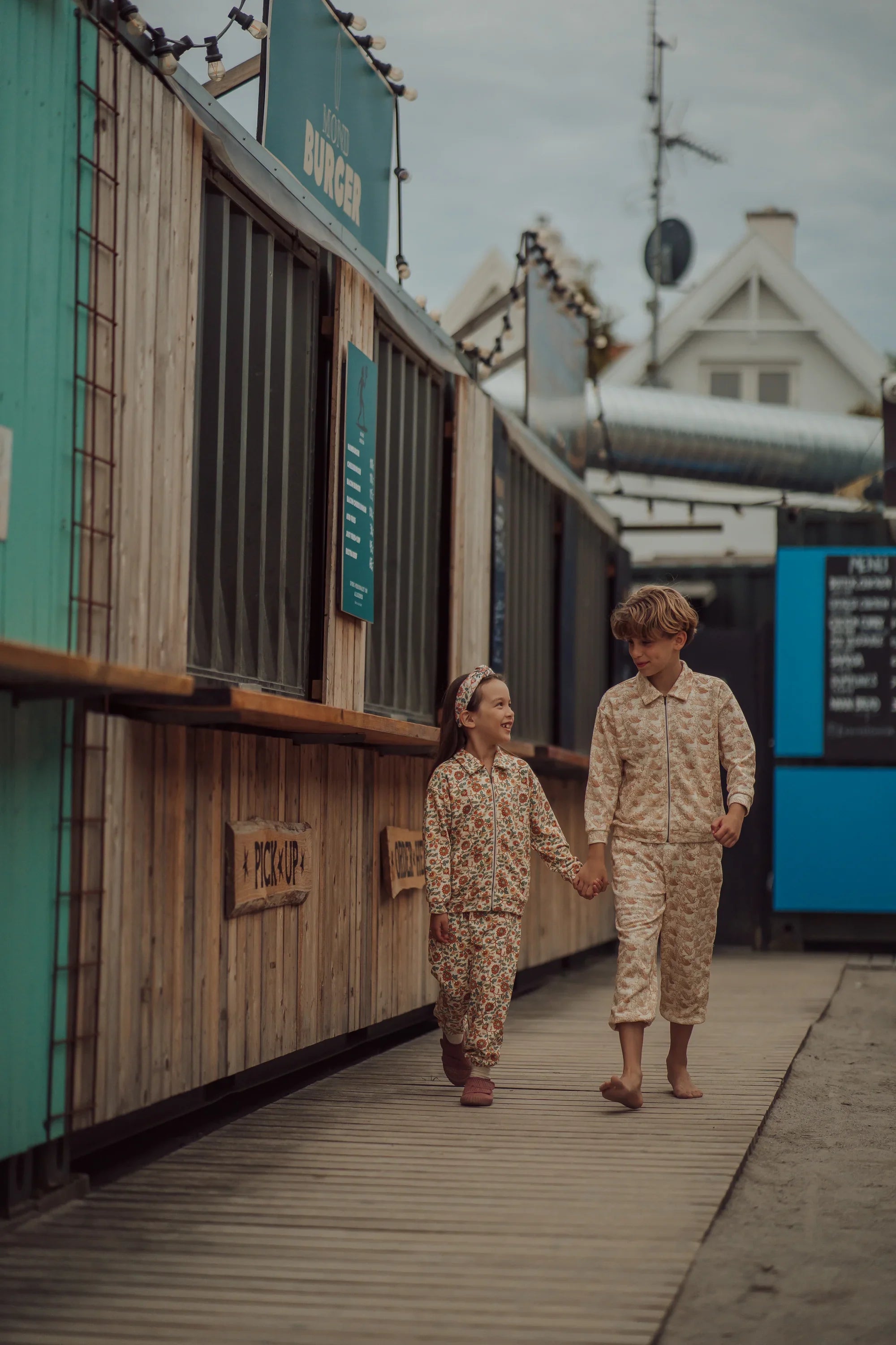 Tracksuit Pants | Organic Cotton Jersey  - In Bloom