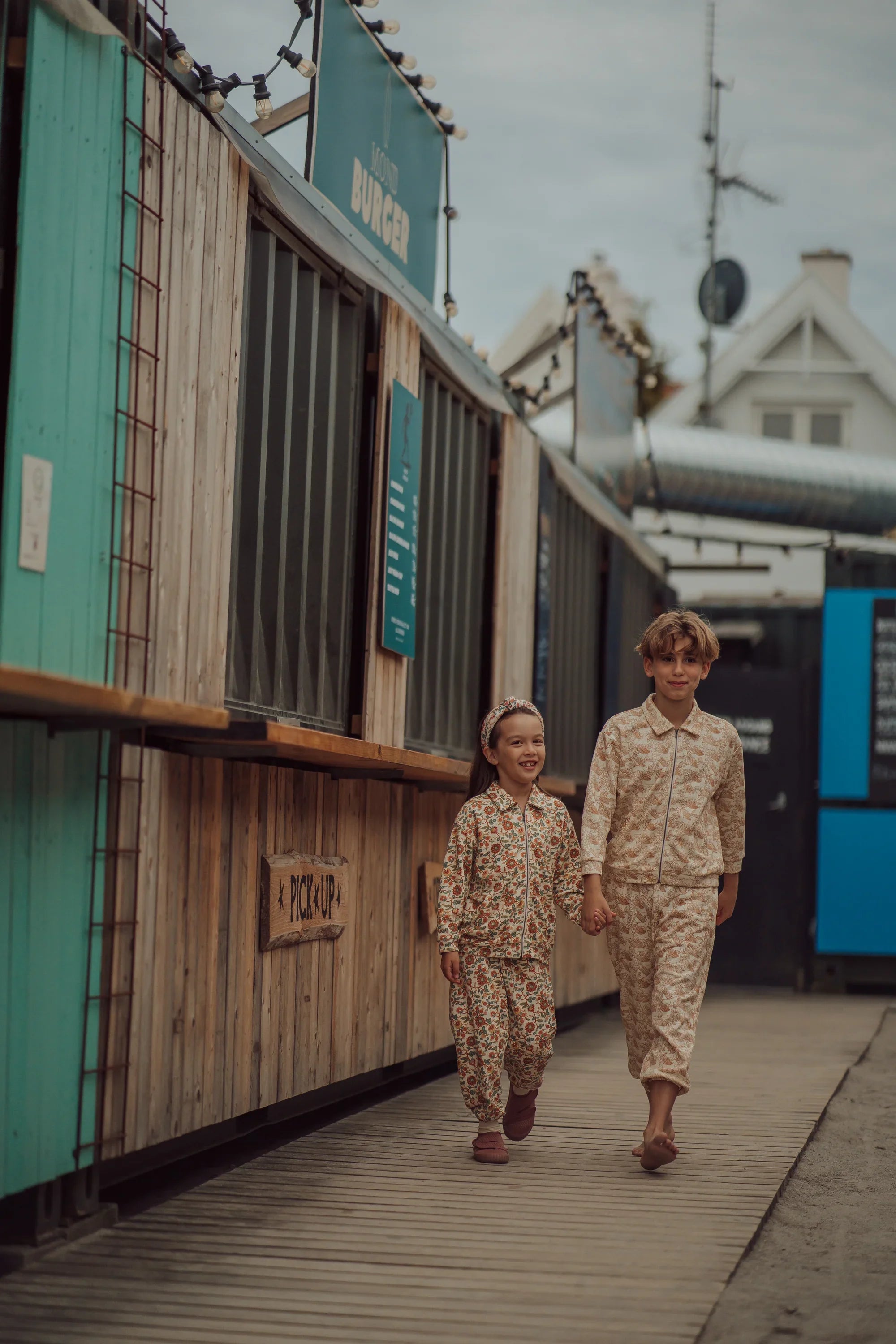 Tracksuit Pants | Organic Cotton Jersey  - In Bloom