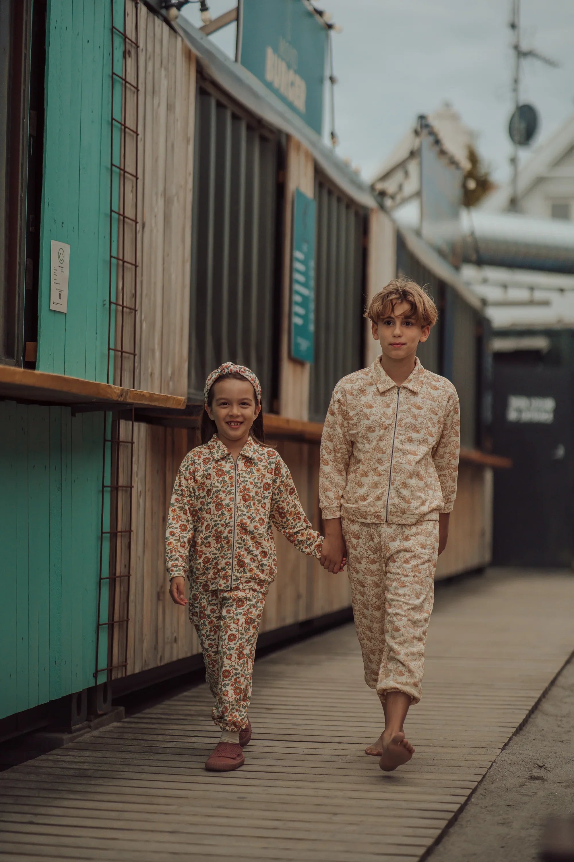 Tracksuit Pants | Organic Cotton Jersey  - In Bloom