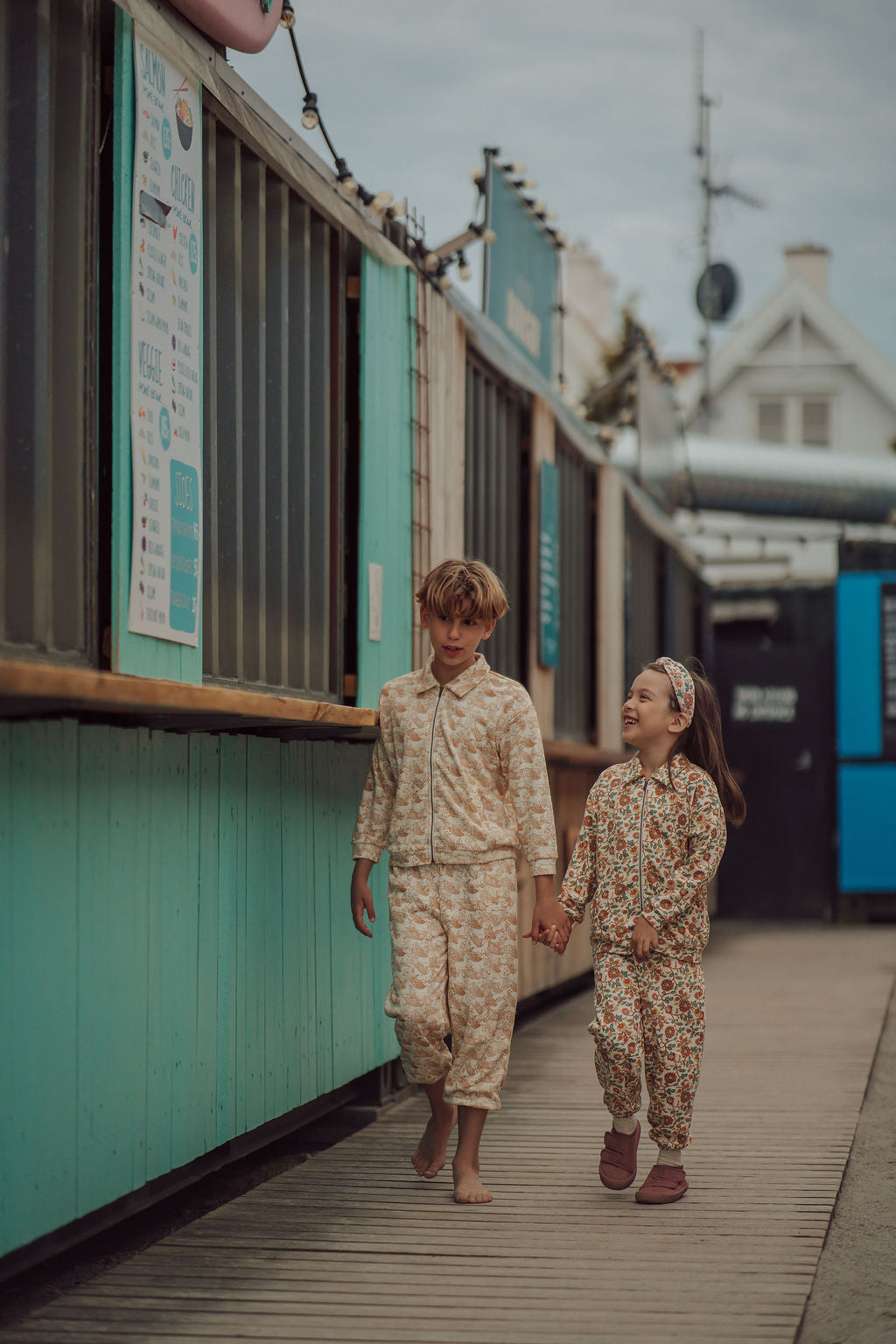 Tracksuit Pants | Organic Cotton Jersey  - In Bloom