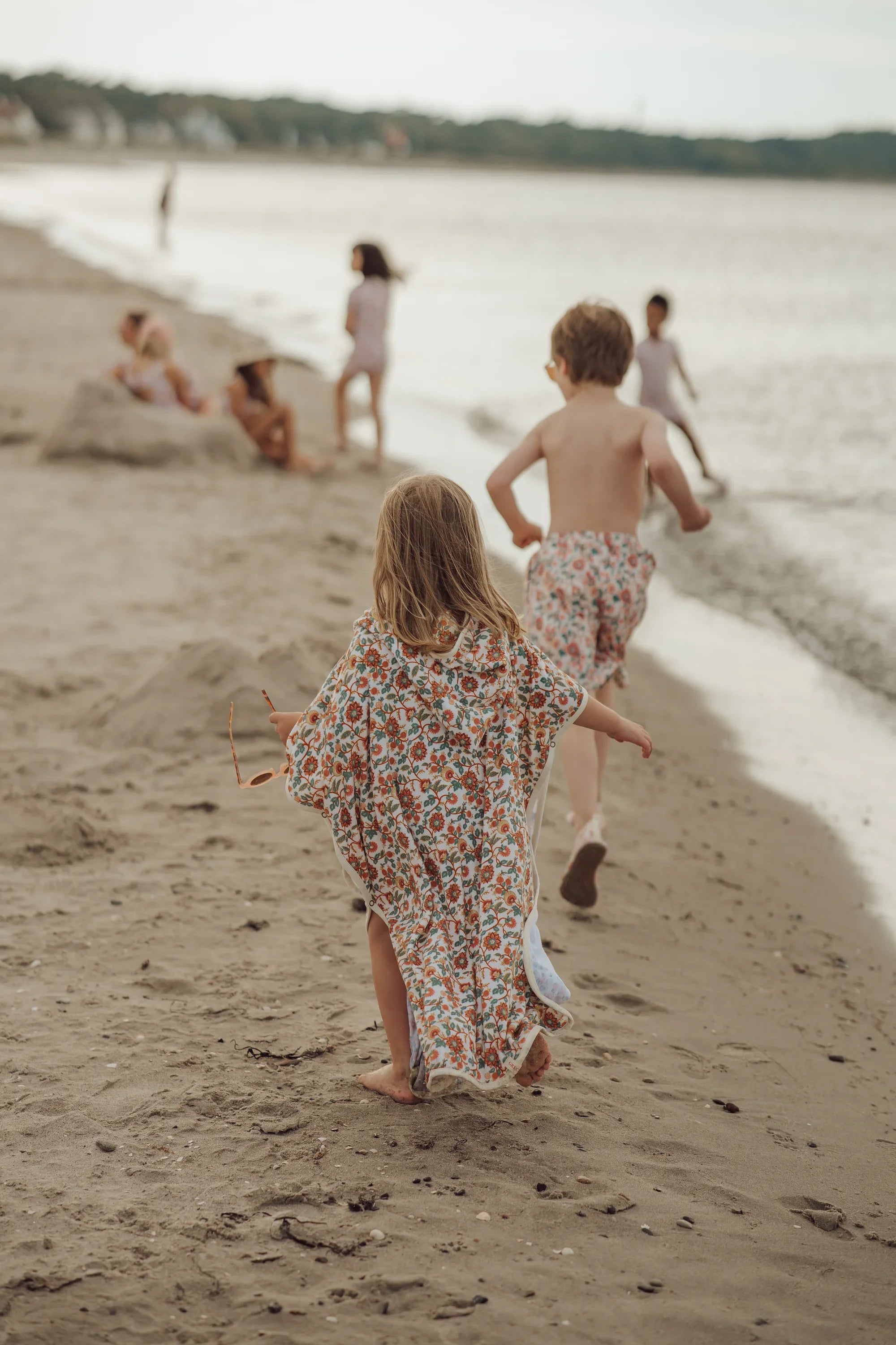 Bathing Towel Poncho | Organic Cotton - In Bloom