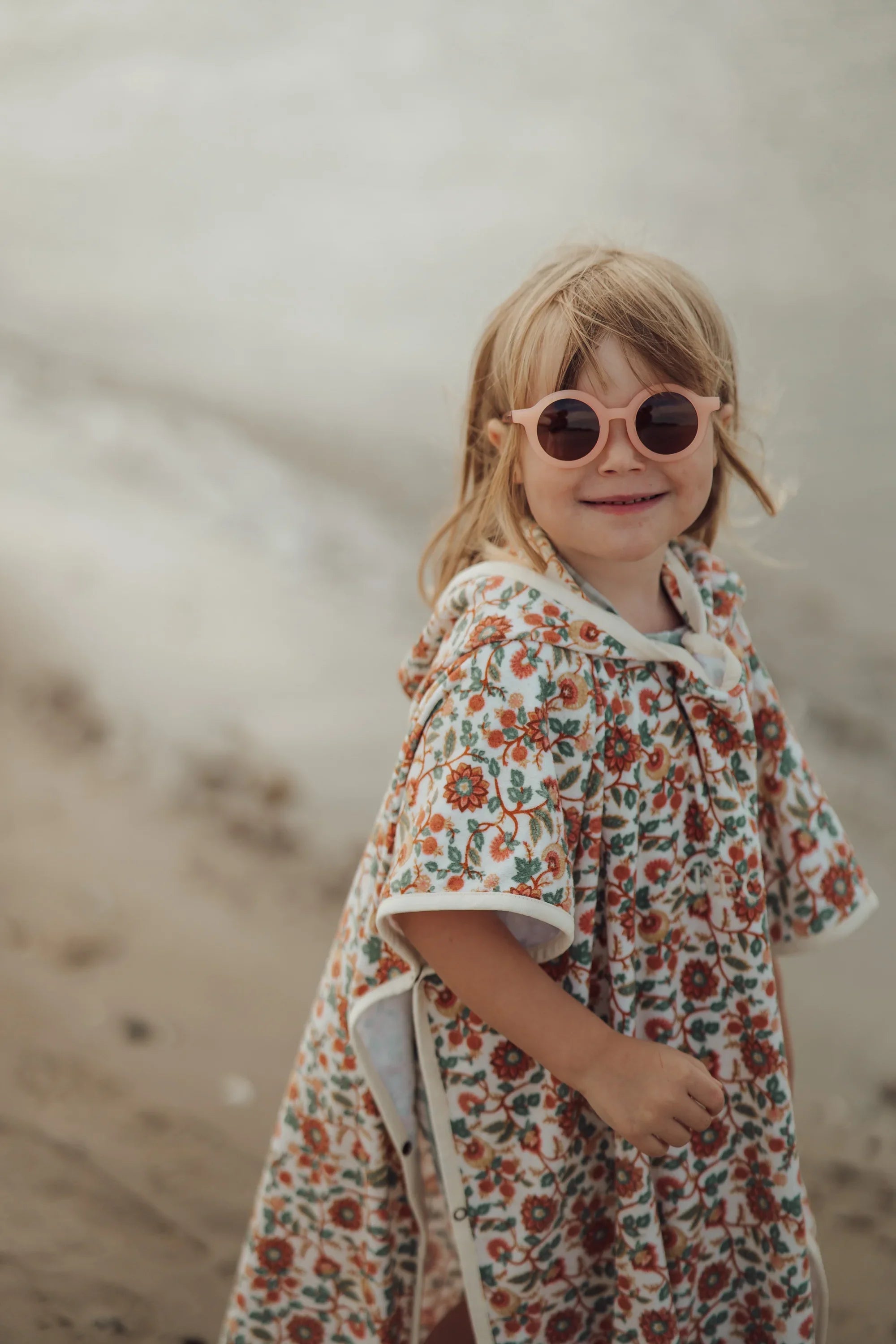 Original Round | Bio-based · Bendable · Polarized | Blush Bloom + Tortoise