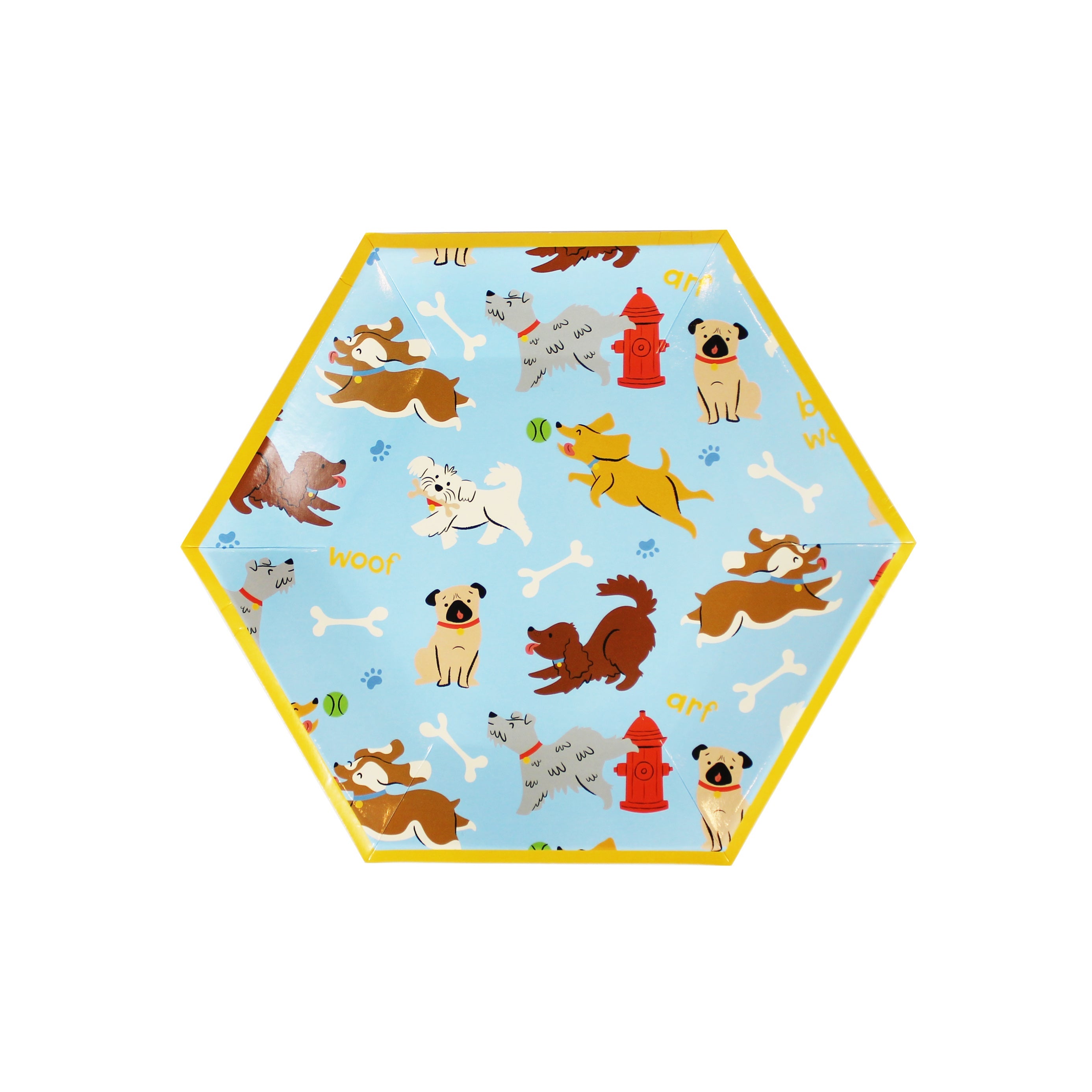 Dog Party Small Plates, 12 Ct