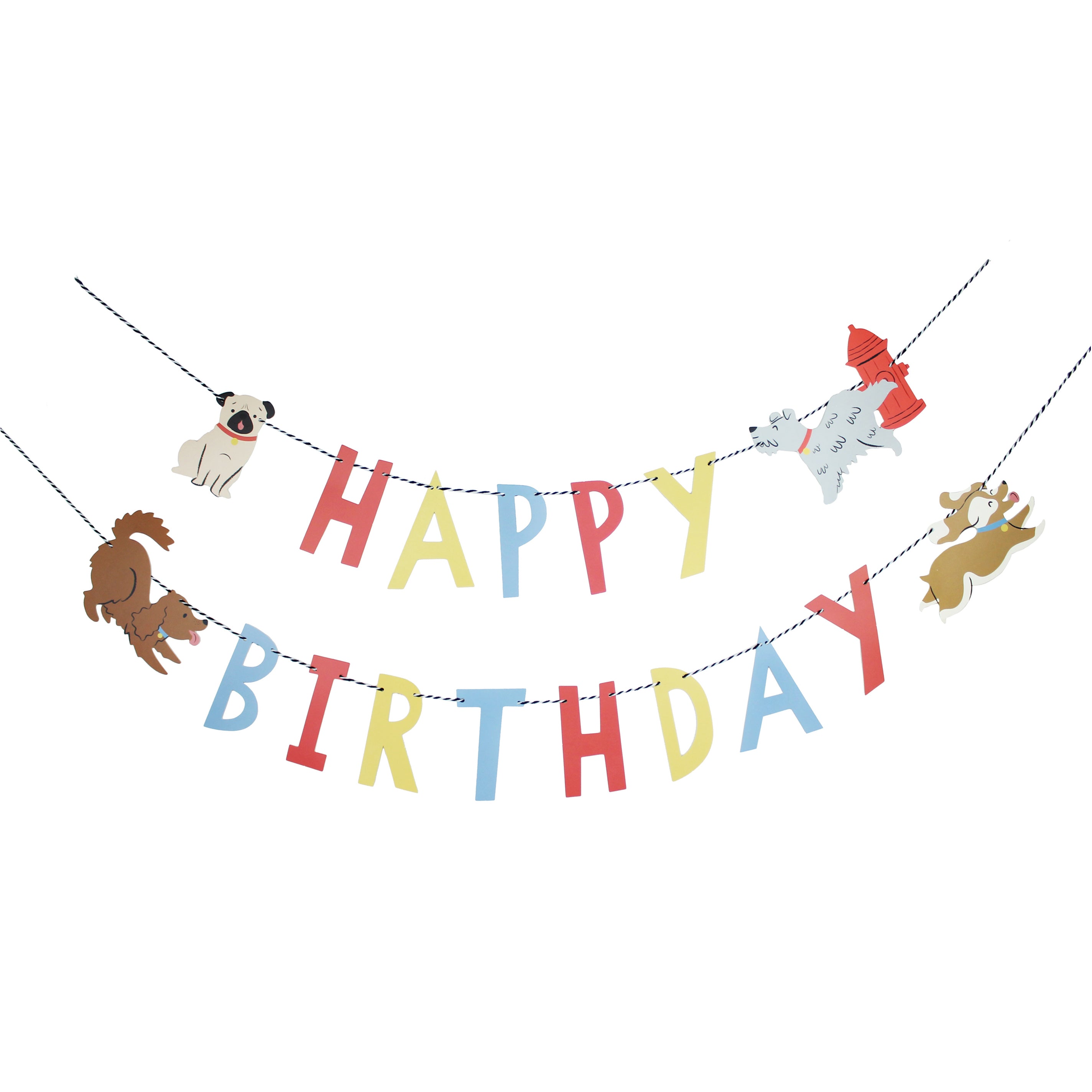 Dog Happy Birthday Banner
