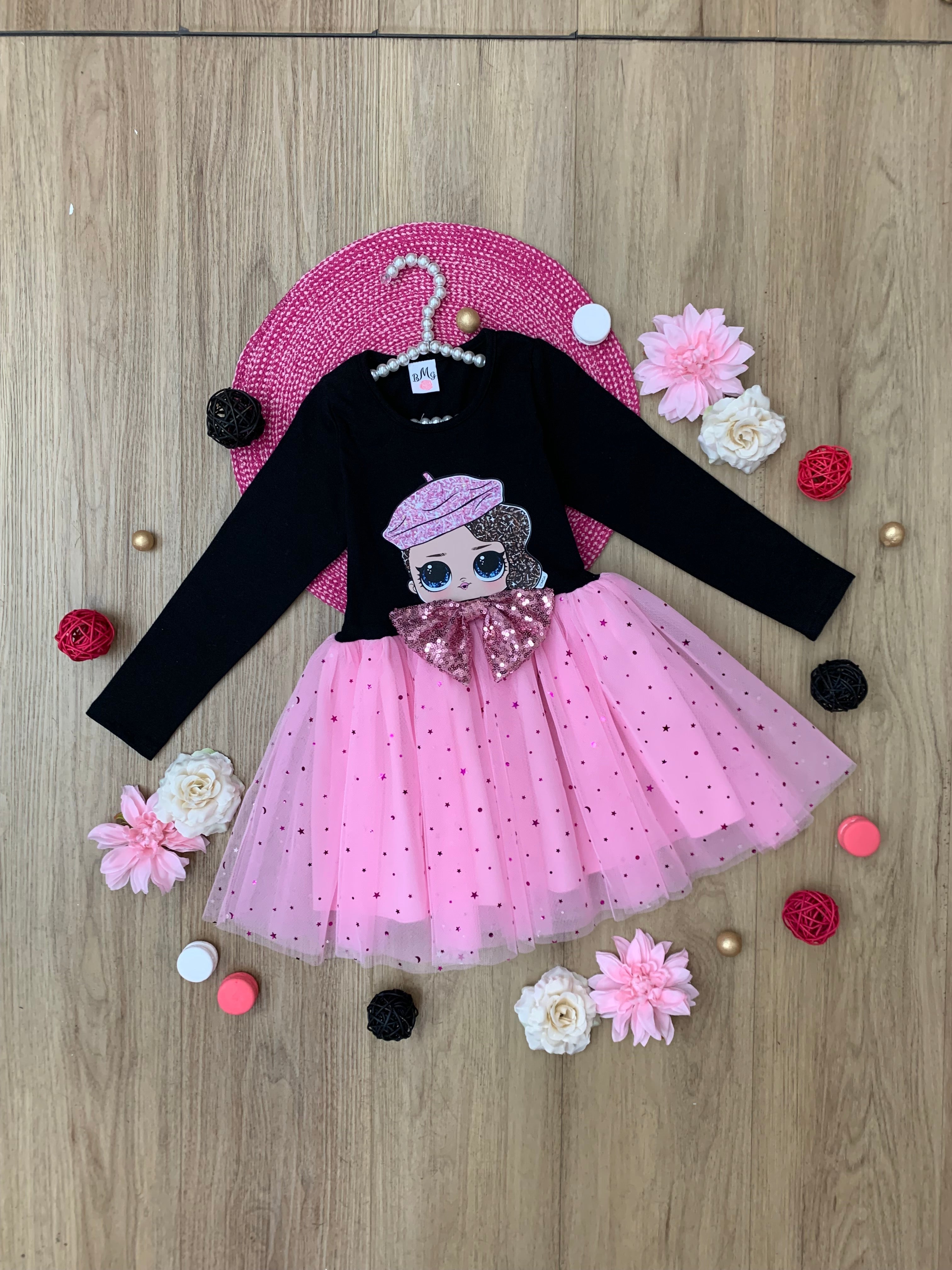 L.o.l. Surprise! Posh Long Sleeved Glitter Tutu Dress