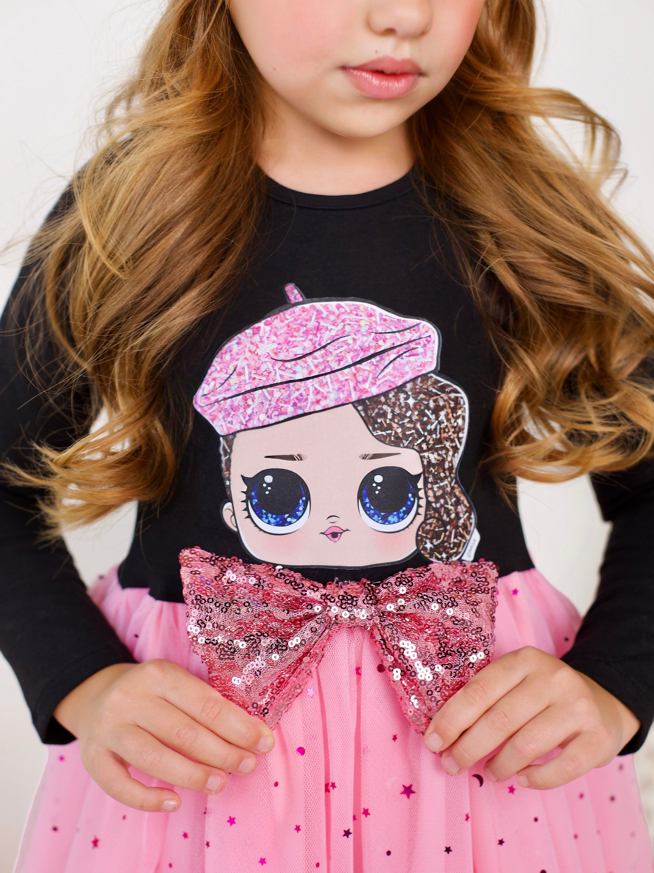 L.o.l. Surprise! Posh Long Sleeved Glitter Tutu Dress