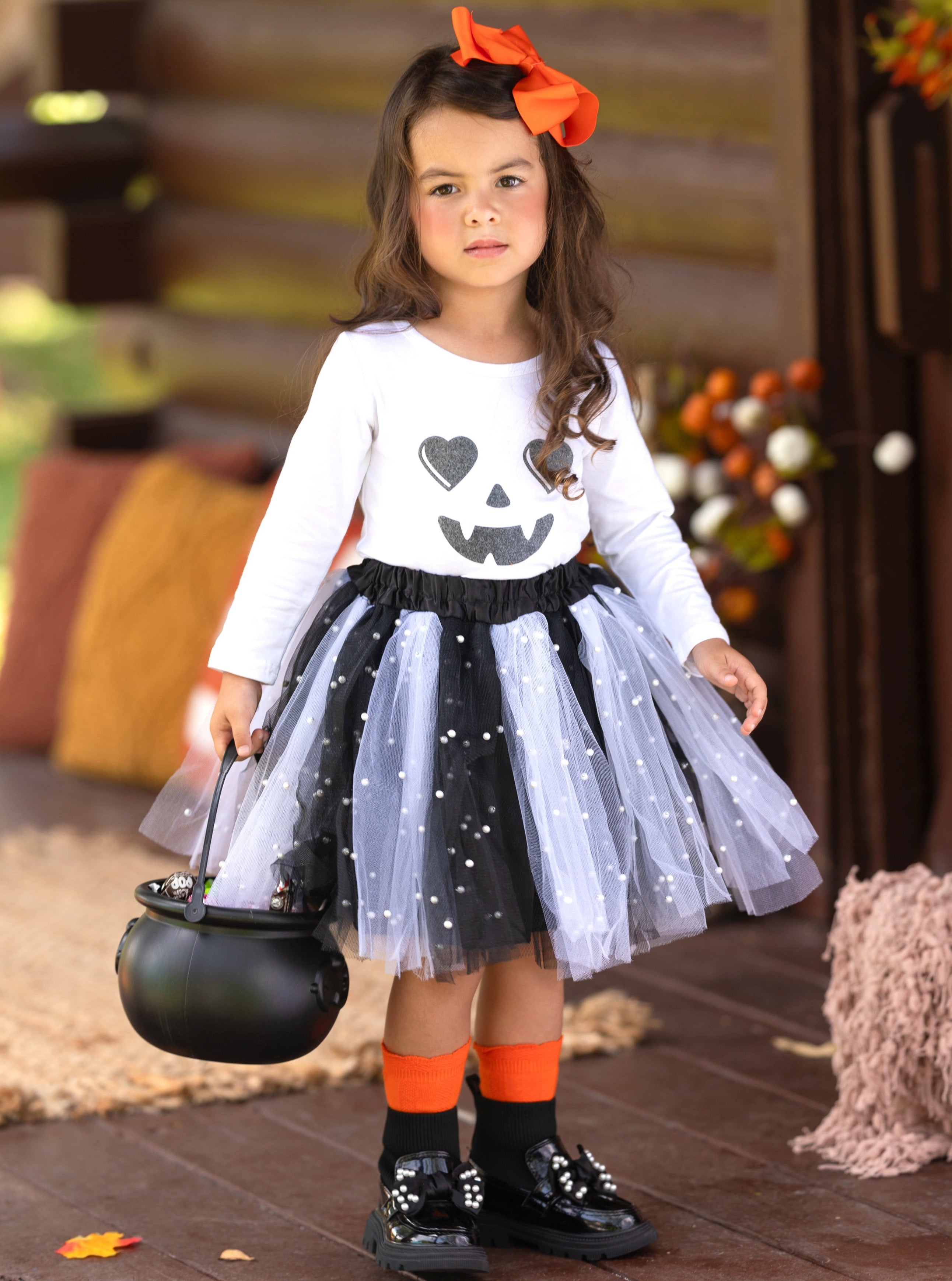 Jackie-lantern Tutu Skirt Set