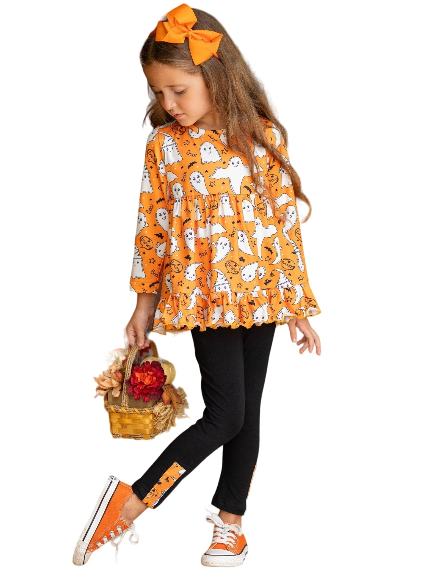 Fun-tastic Flying Ghosts Halloween Legging Set