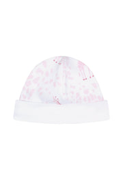 Pink Giraffe Print Hat