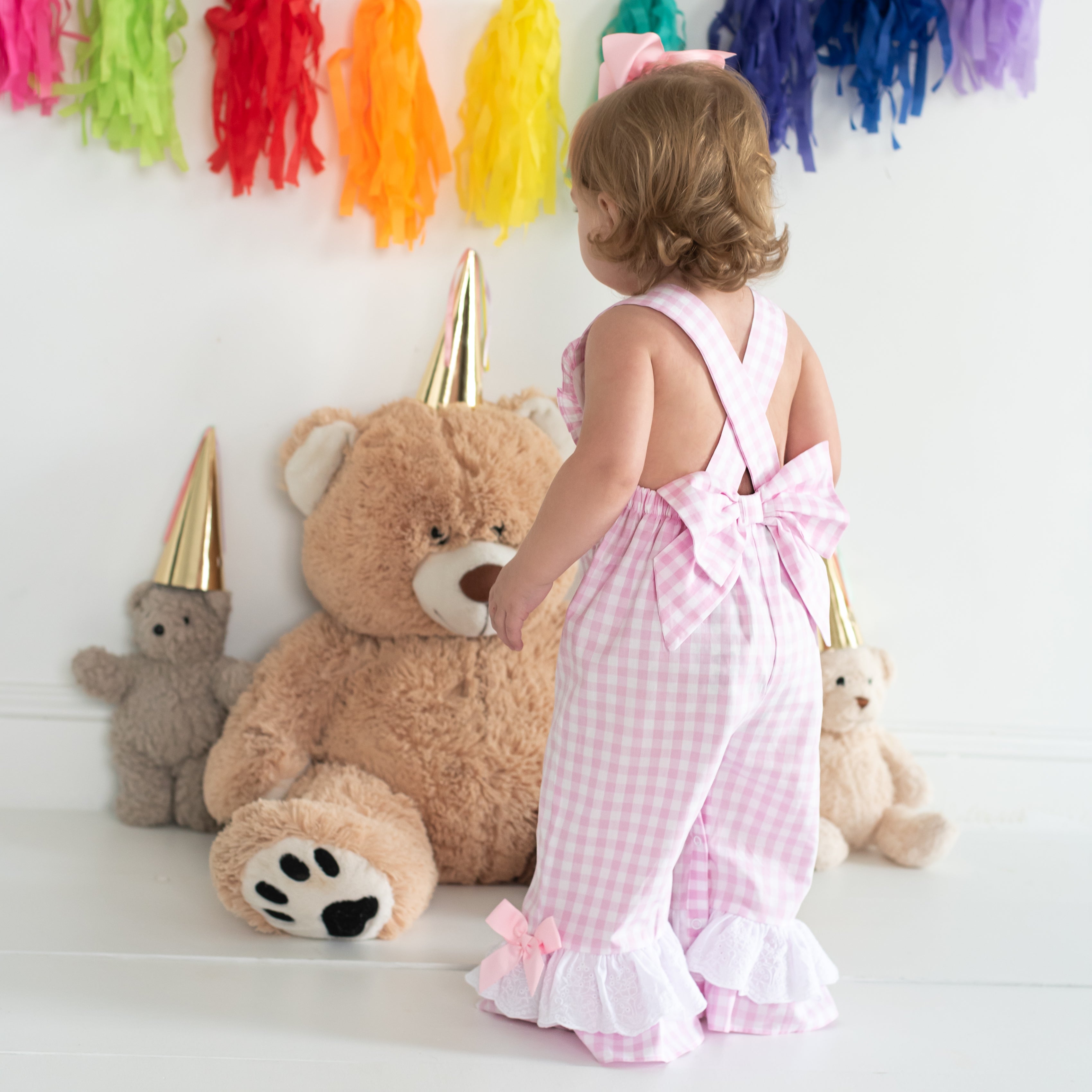 Girls Smocked First Birthday Longall