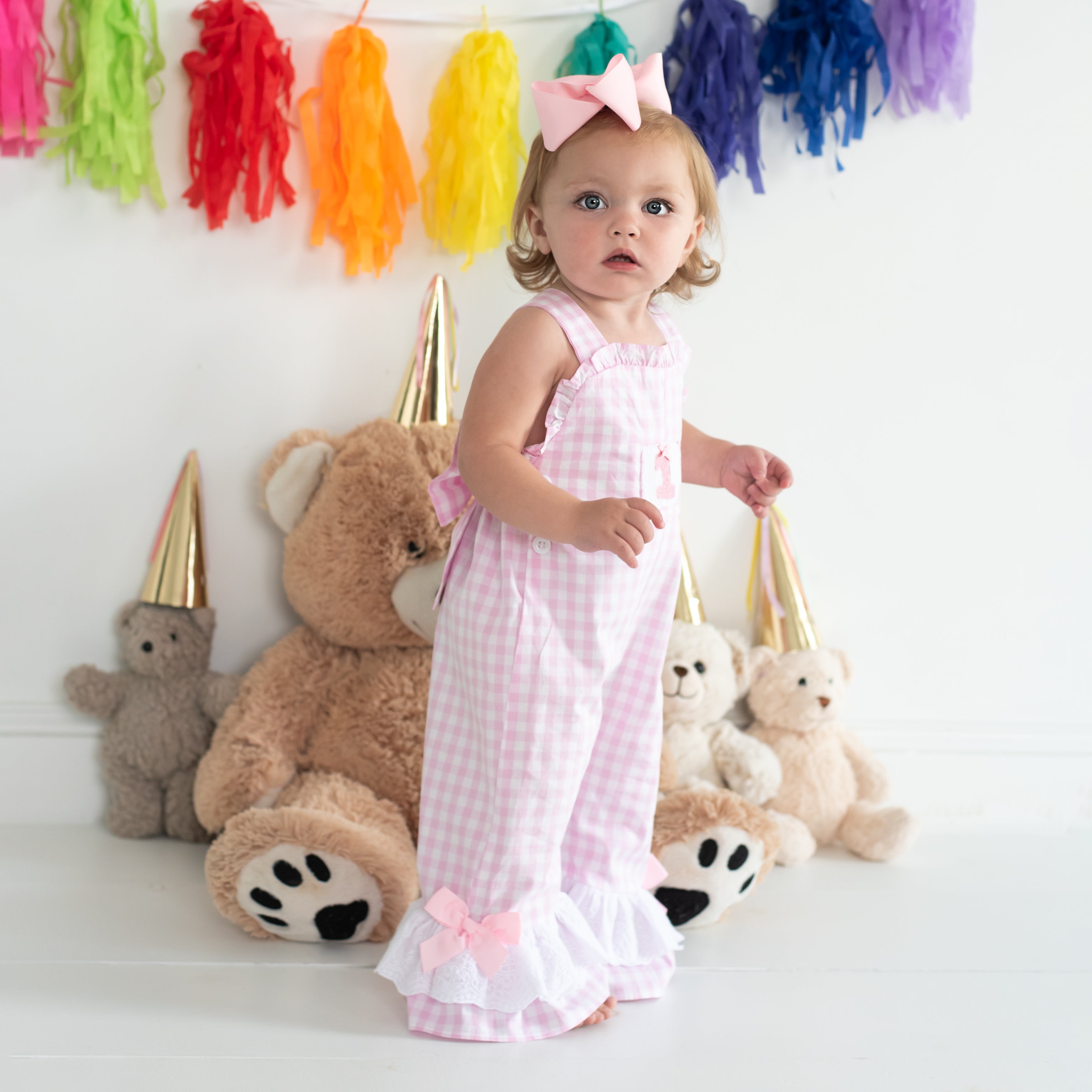 Girls Smocked First Birthday Longall