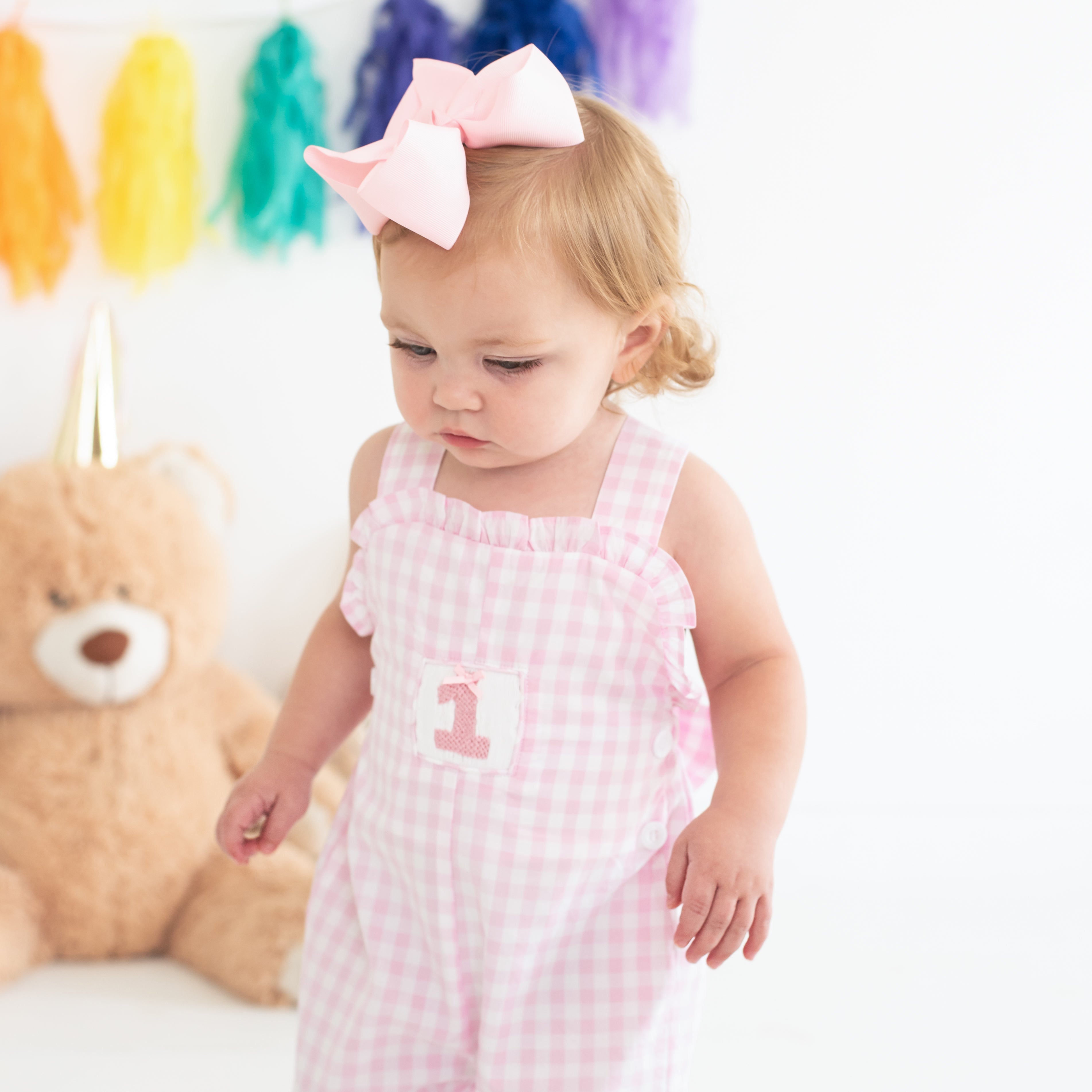 Girls Smocked First Birthday Longall