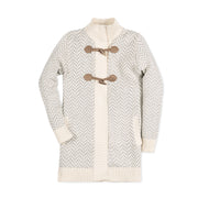 Organic Toggle Sweater With Zipper
