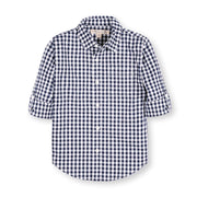 Organic Stretch Poplin Roll-up Shirt - Baby