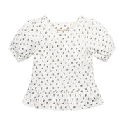 Organic Knit Peplum Top - Baby