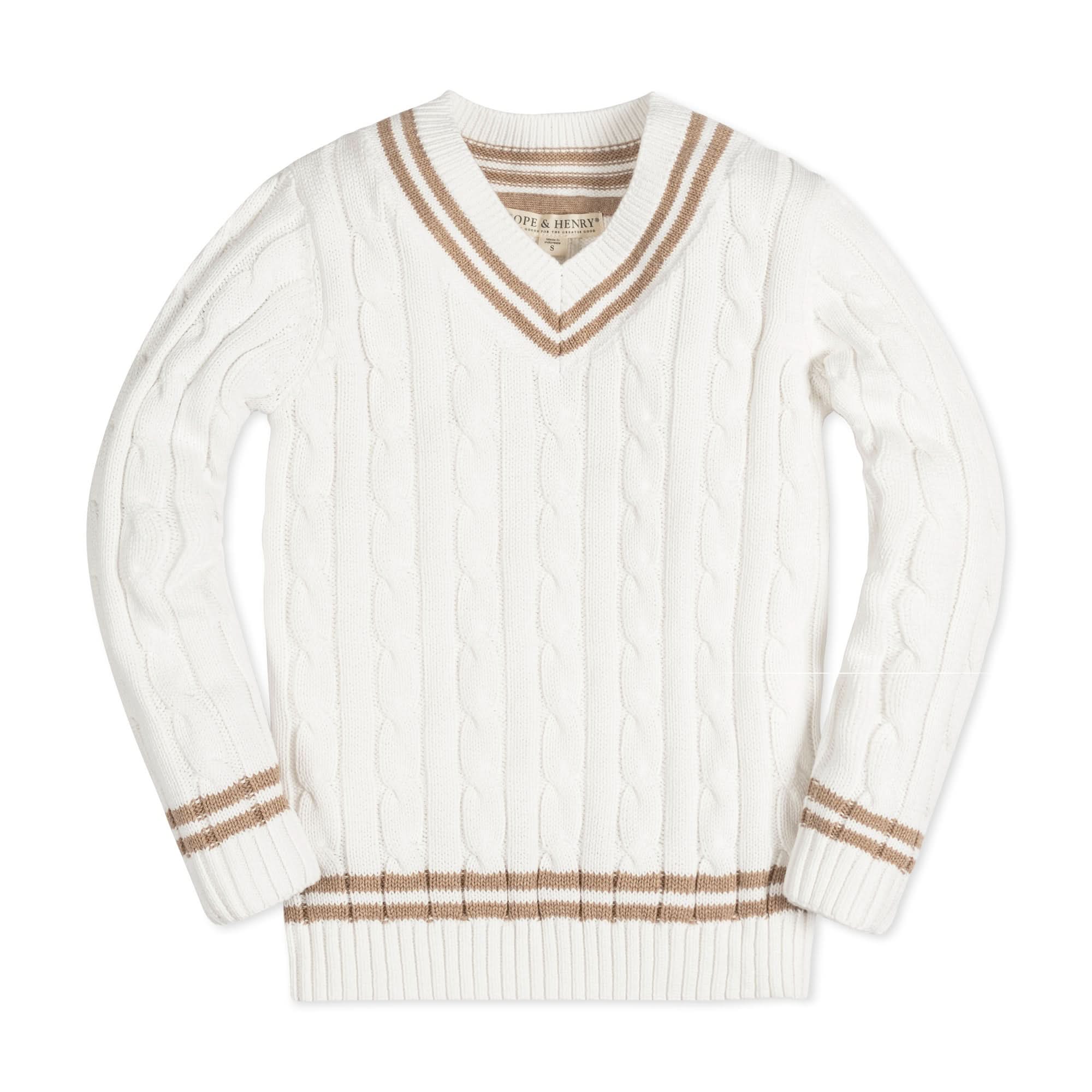 V-neck Cricket Sweater