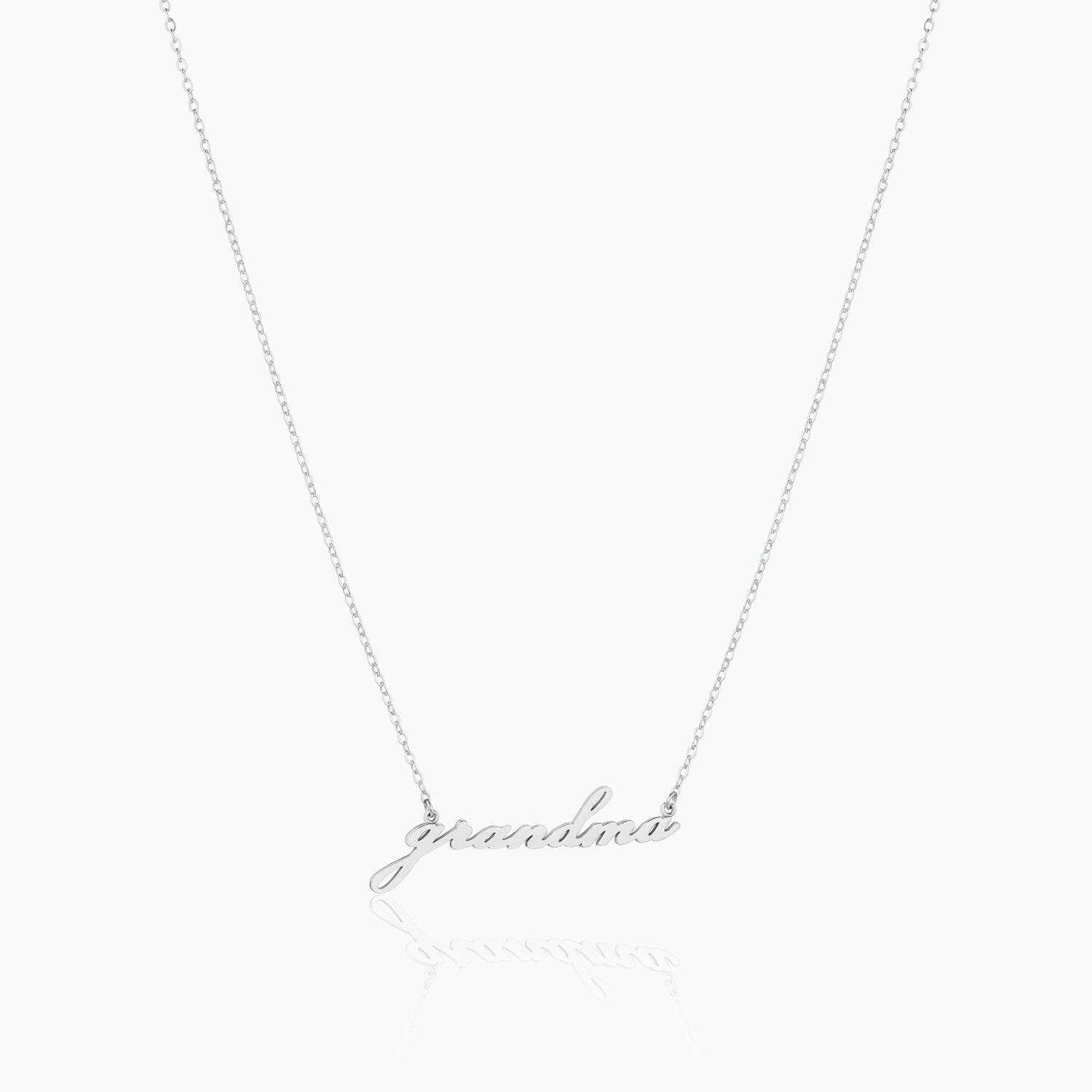 Grandma Script Necklace