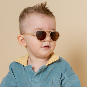 Aviator | Polarized Sunglasses | Baby | 0-2 Y | Sand