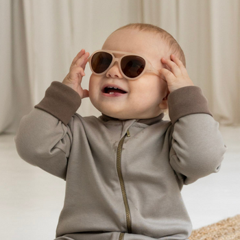 Aviator | Polarized Sunglasses | Baby | 0-2 Y | Sand