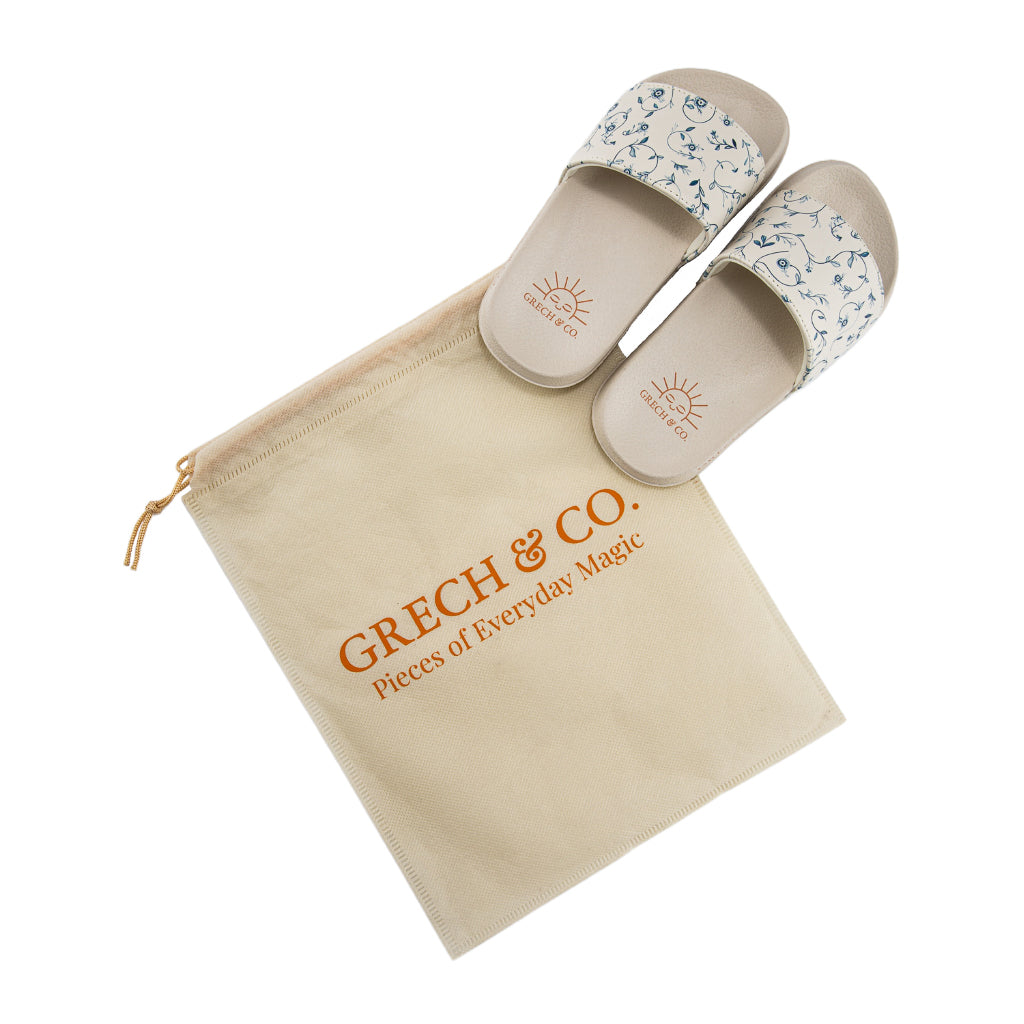 Slide Sandal | Fern Plaid