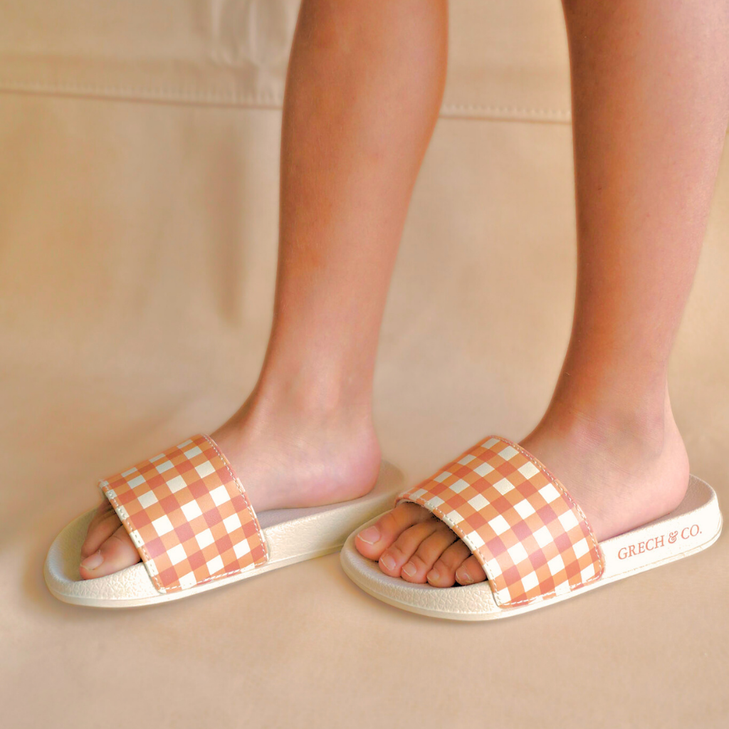 Slide Sandal | Sienna Gingham