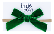 Green Velvet Headband