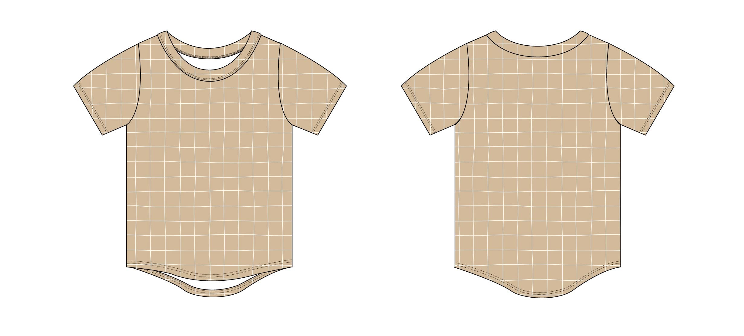 Cinnamon Cider Grid - Everyday Tee