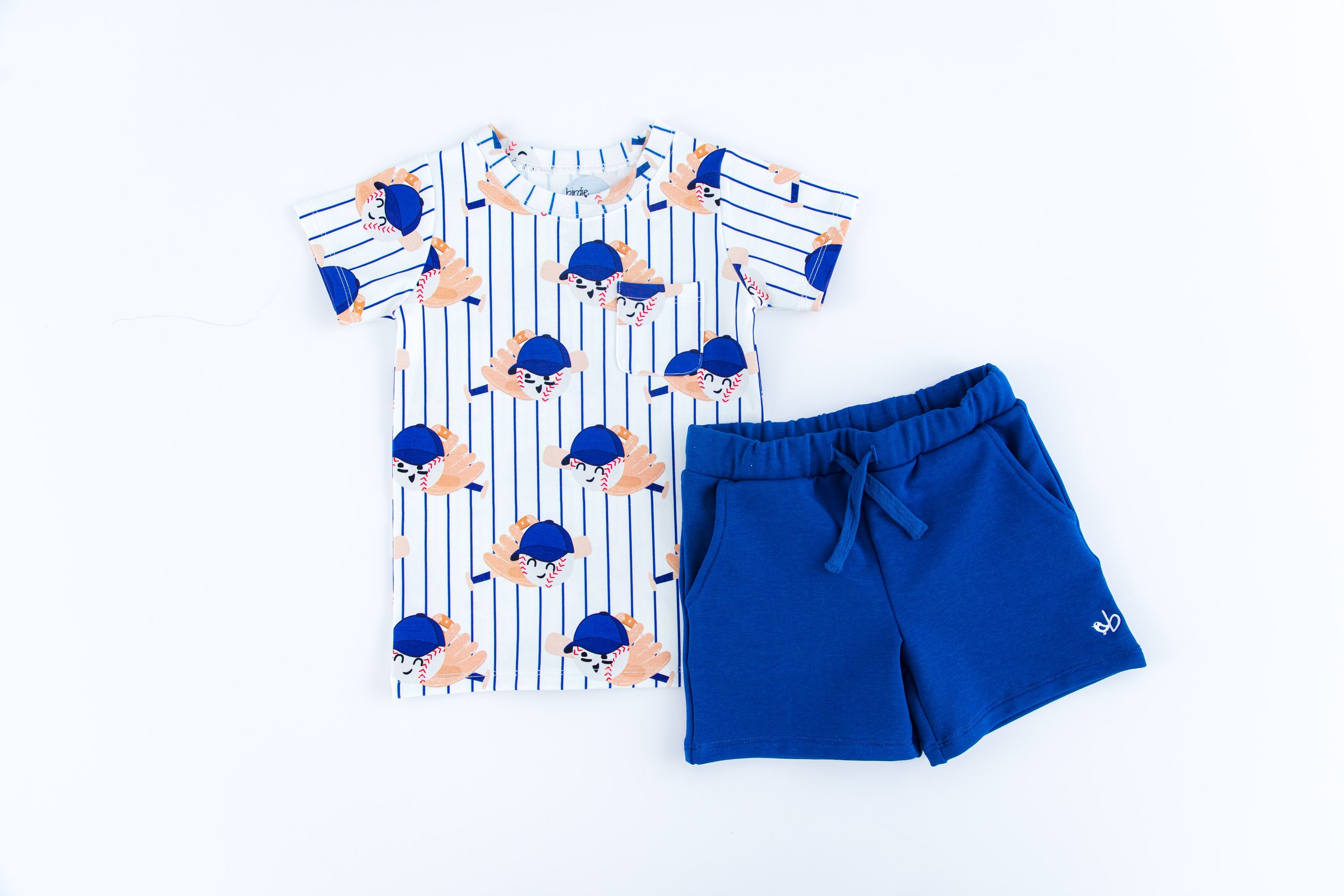 True Blue Bamboo/cotton Shorts