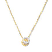 Mysha Triple Ring Of Peace Mixed Metal Pendant