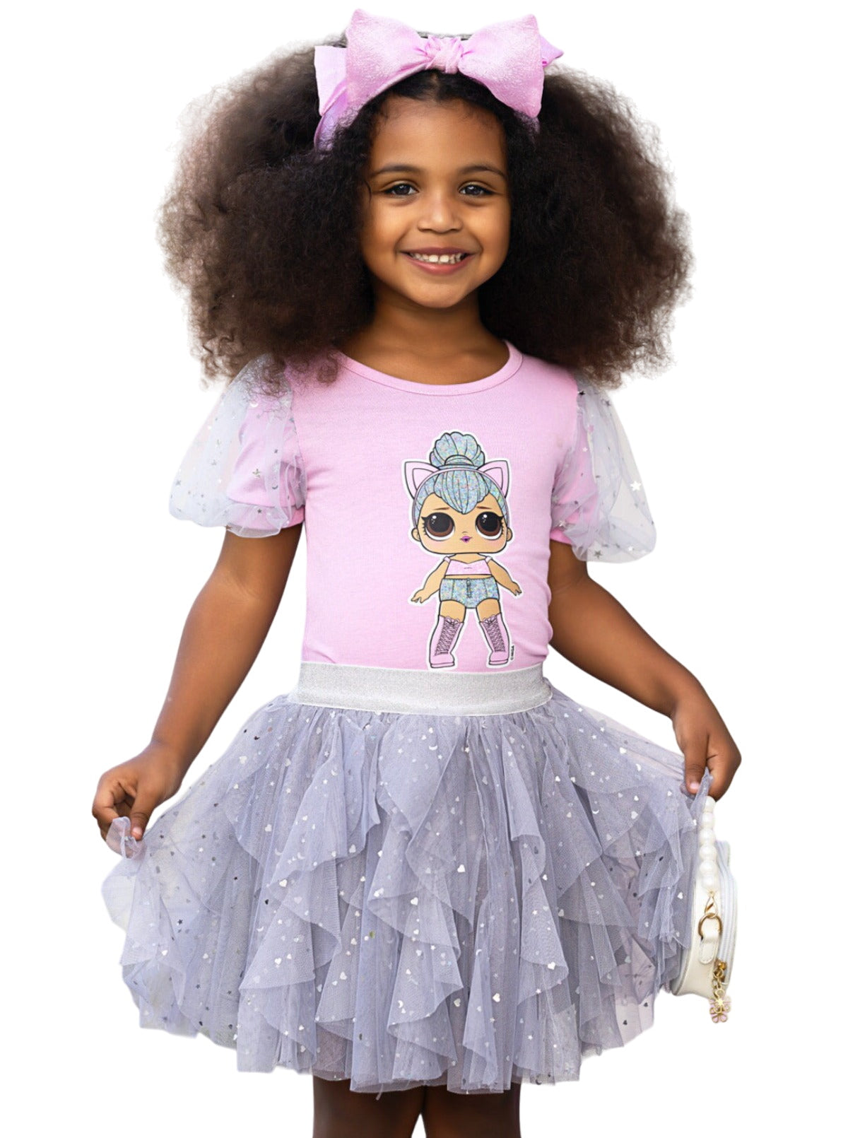 L.o.l. Surprise! Kitty Queen Sparkle Tulle Skirt Set