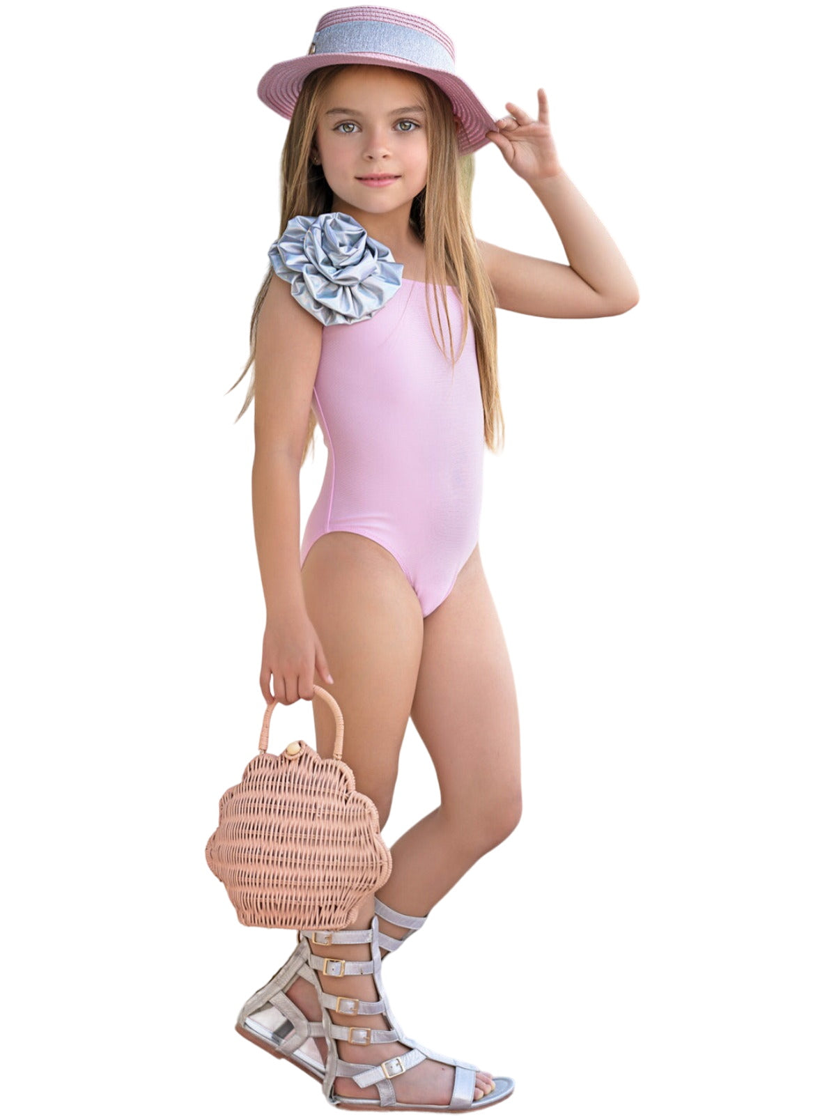 L.o.l. Surprise! Kitty Queen One Shoulder Swimsuit