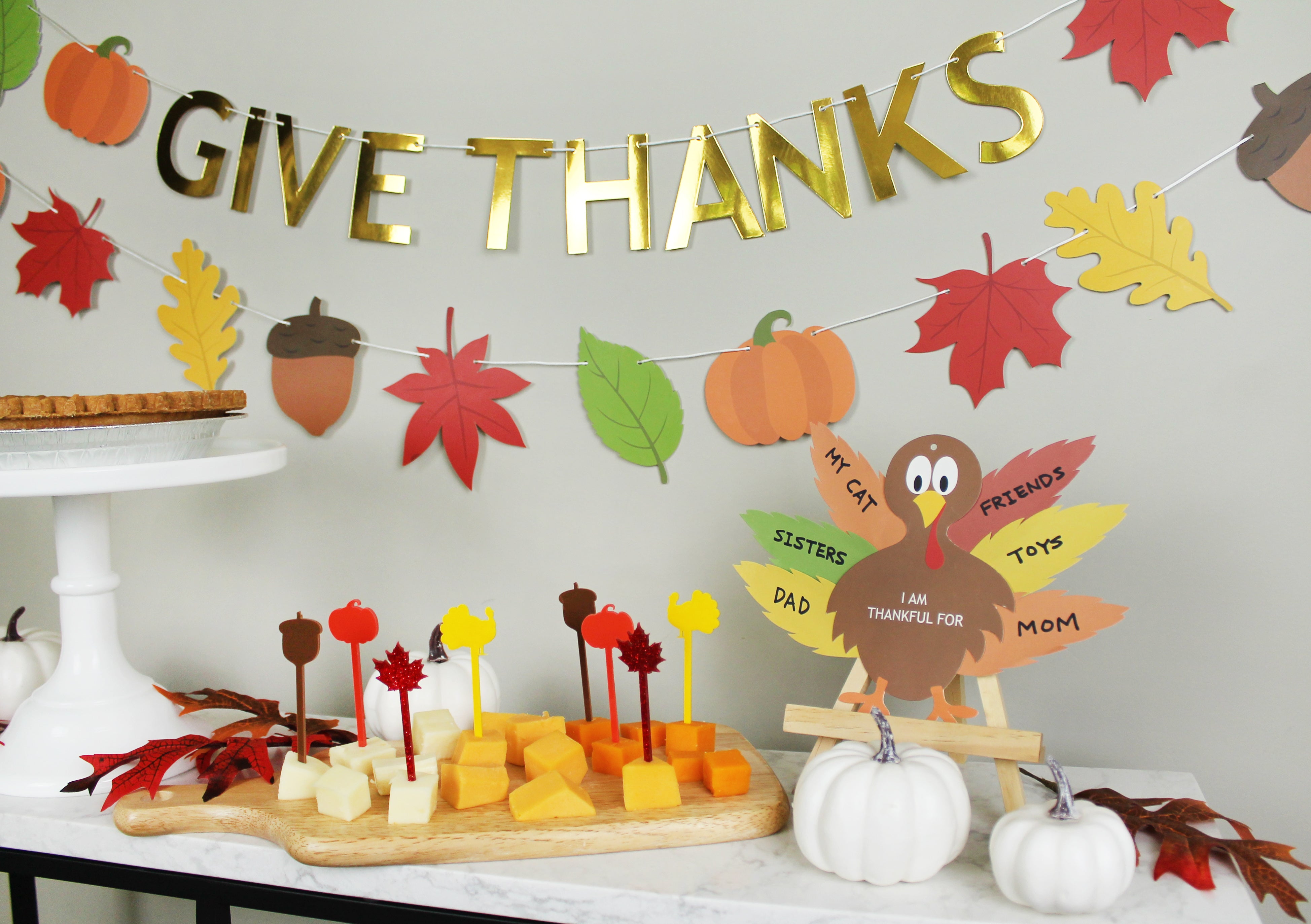 Give Thanks Party Banner