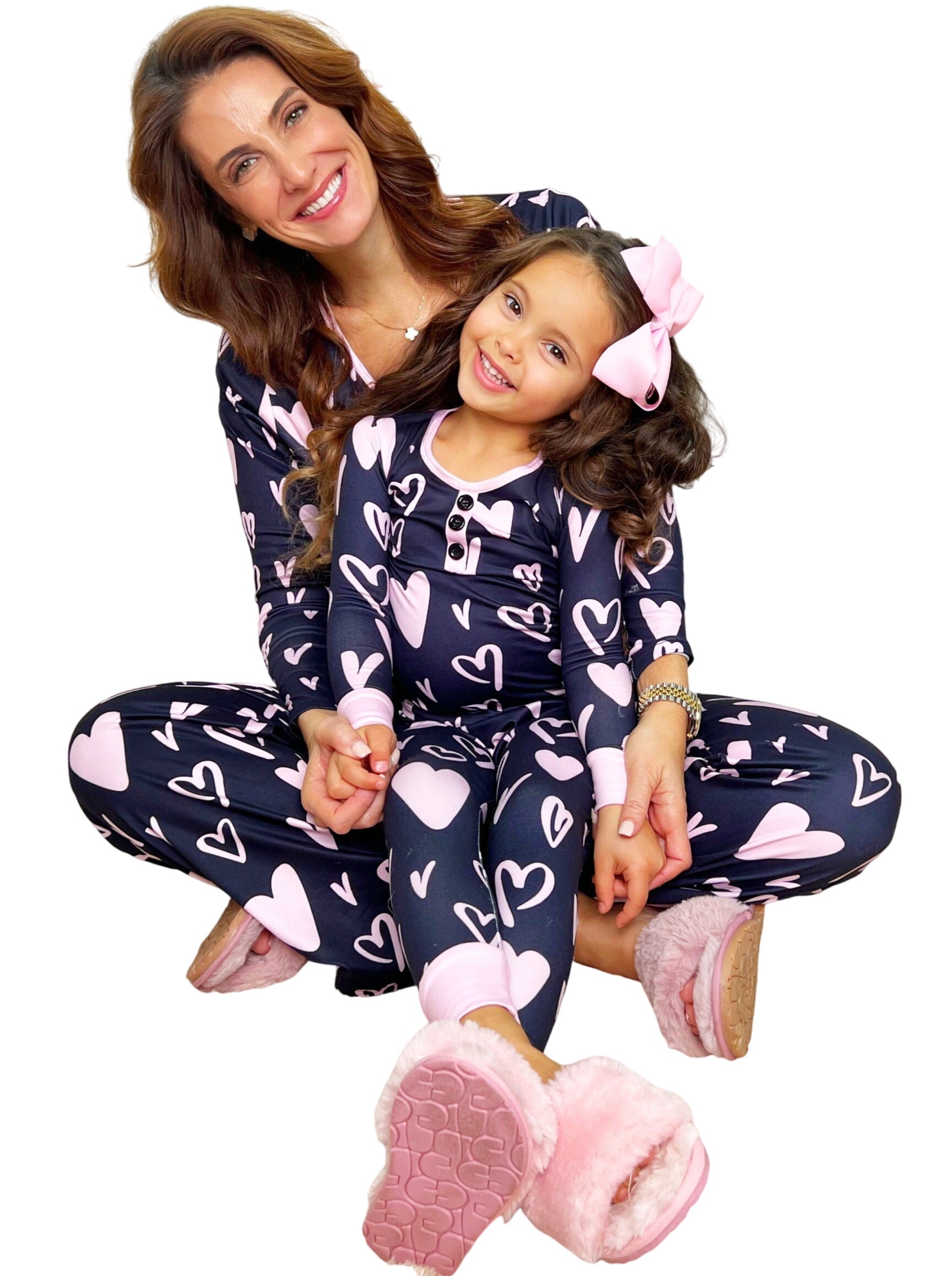 Mommy And Me Love You More Pajama Set