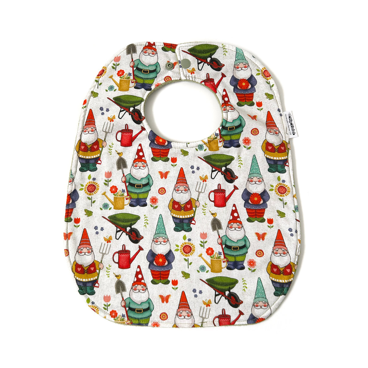 Garden Gnome Baby Bib