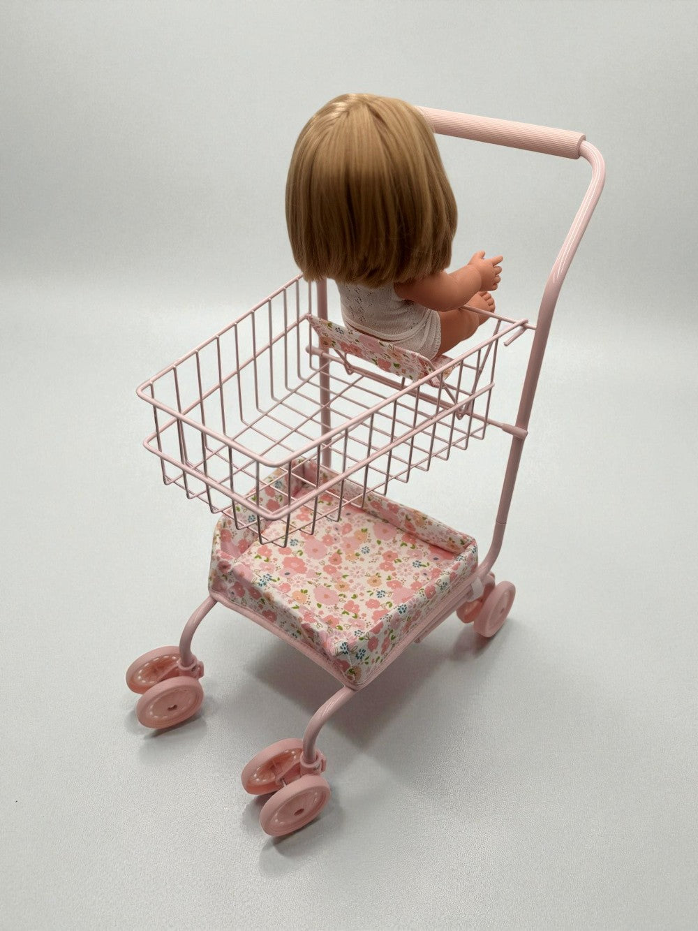 Toy Shopping Cart - Garden Blush