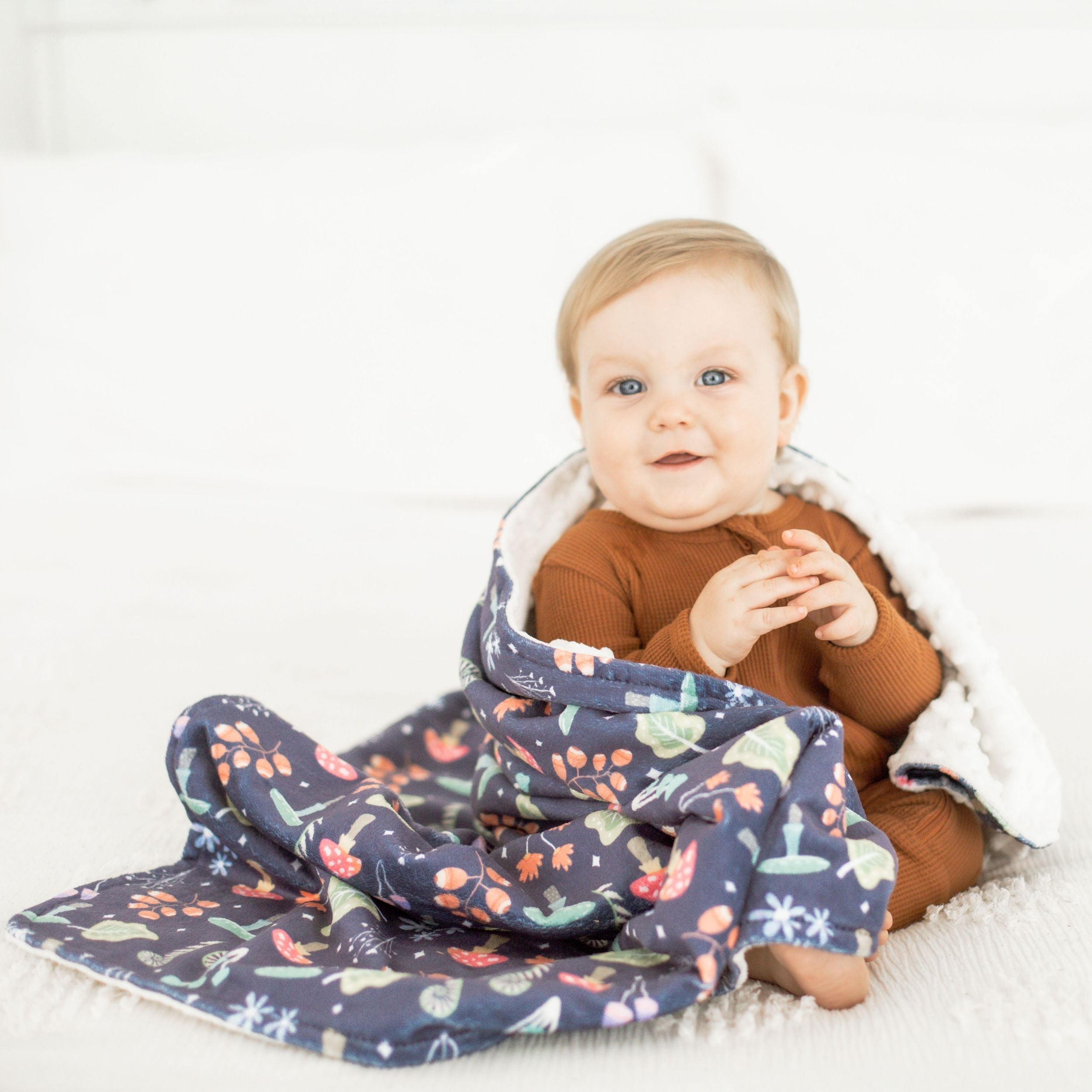 Magic Garden Minky Baby Blanket