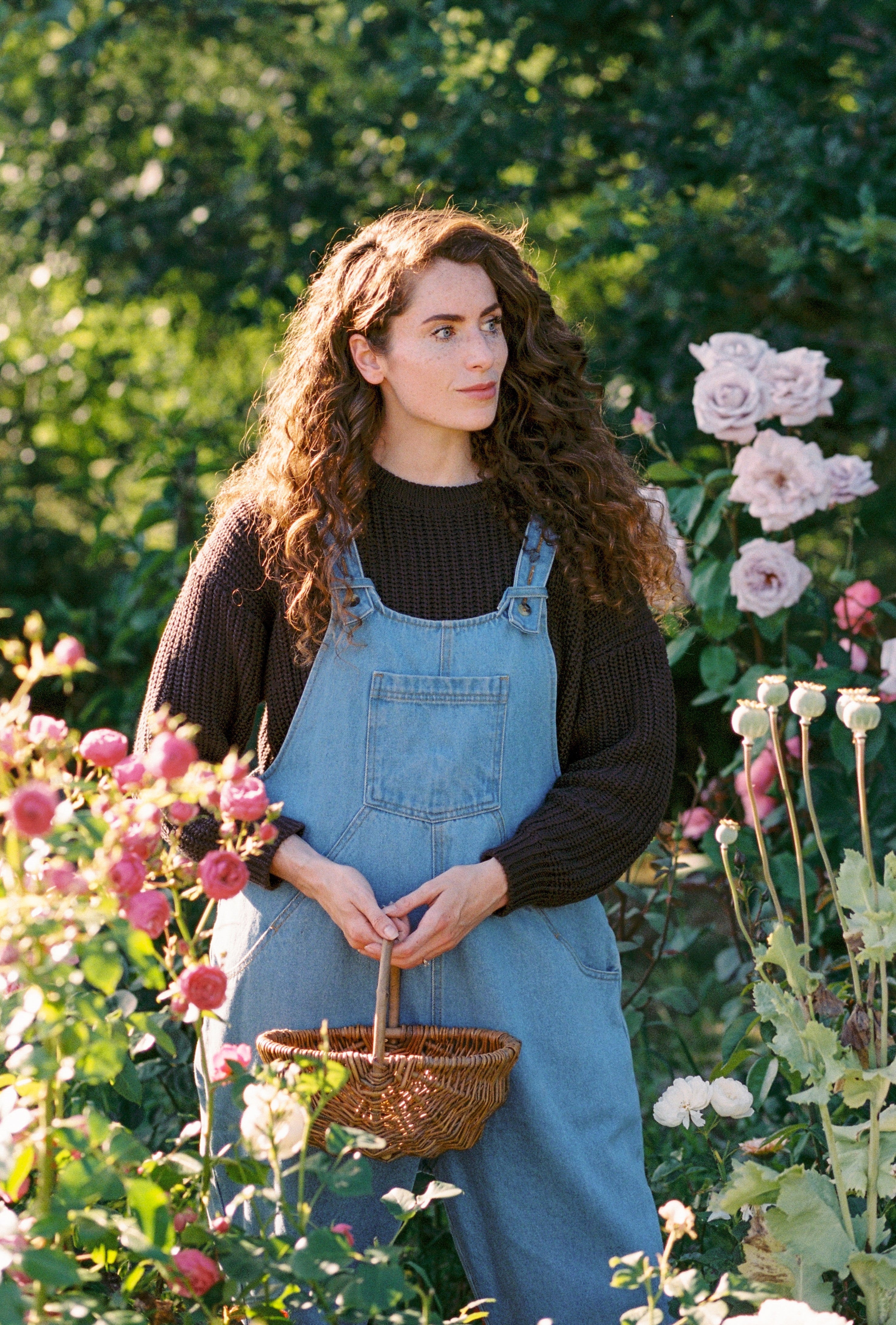 The Oversized Denim Dungaree -  Women's