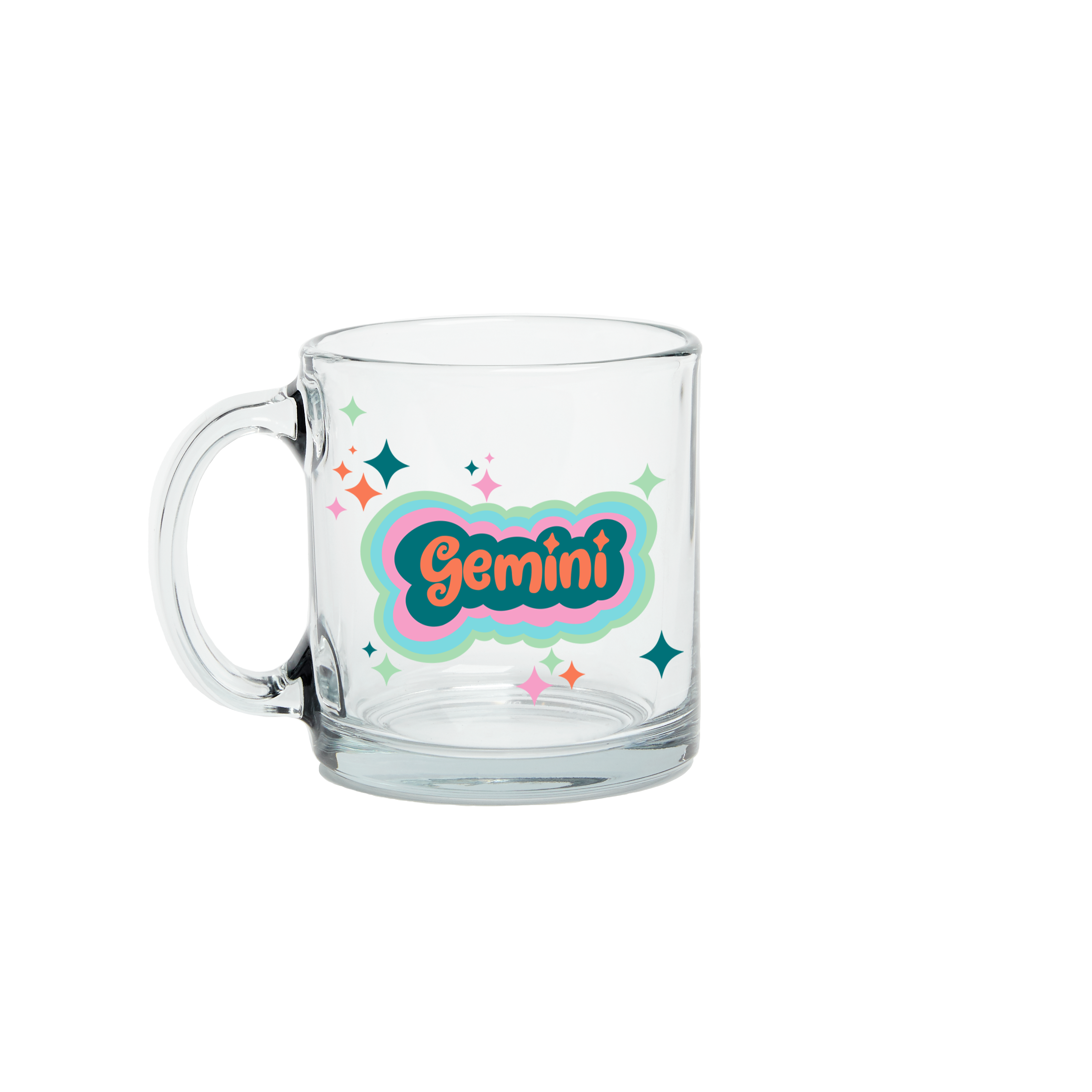 Astrology Clear Glass Mug