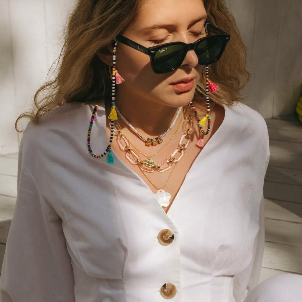 Luisa Beaded Sunglasses Chain
