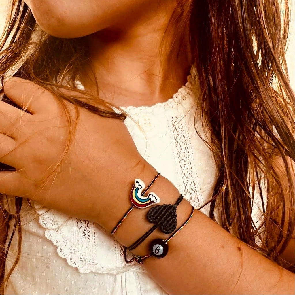 Kids Liquorice Heart Bracelet