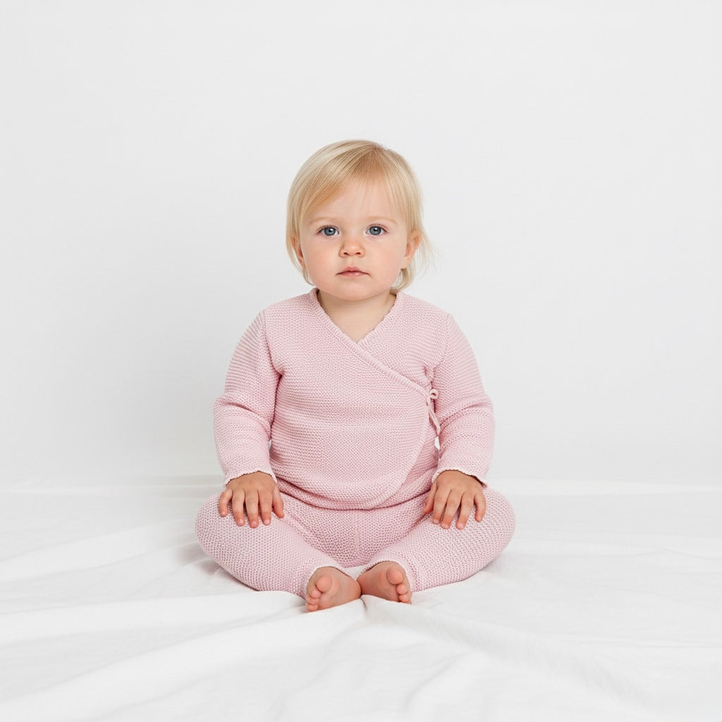 Luna Knit Pink 2-piece Set