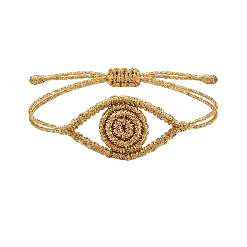 Yara Gold Evil Eye Bracelet