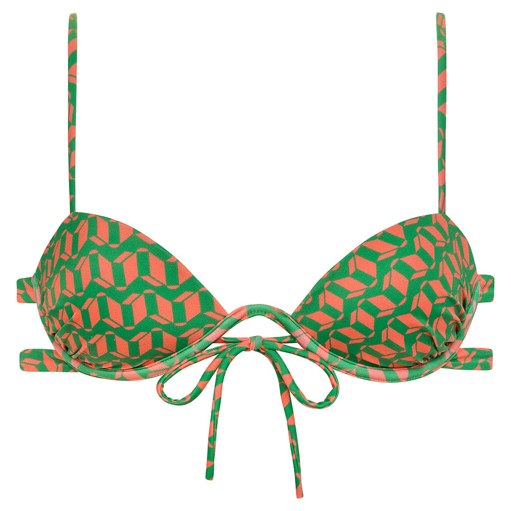 Geo Elany Tie-up Bikini Top