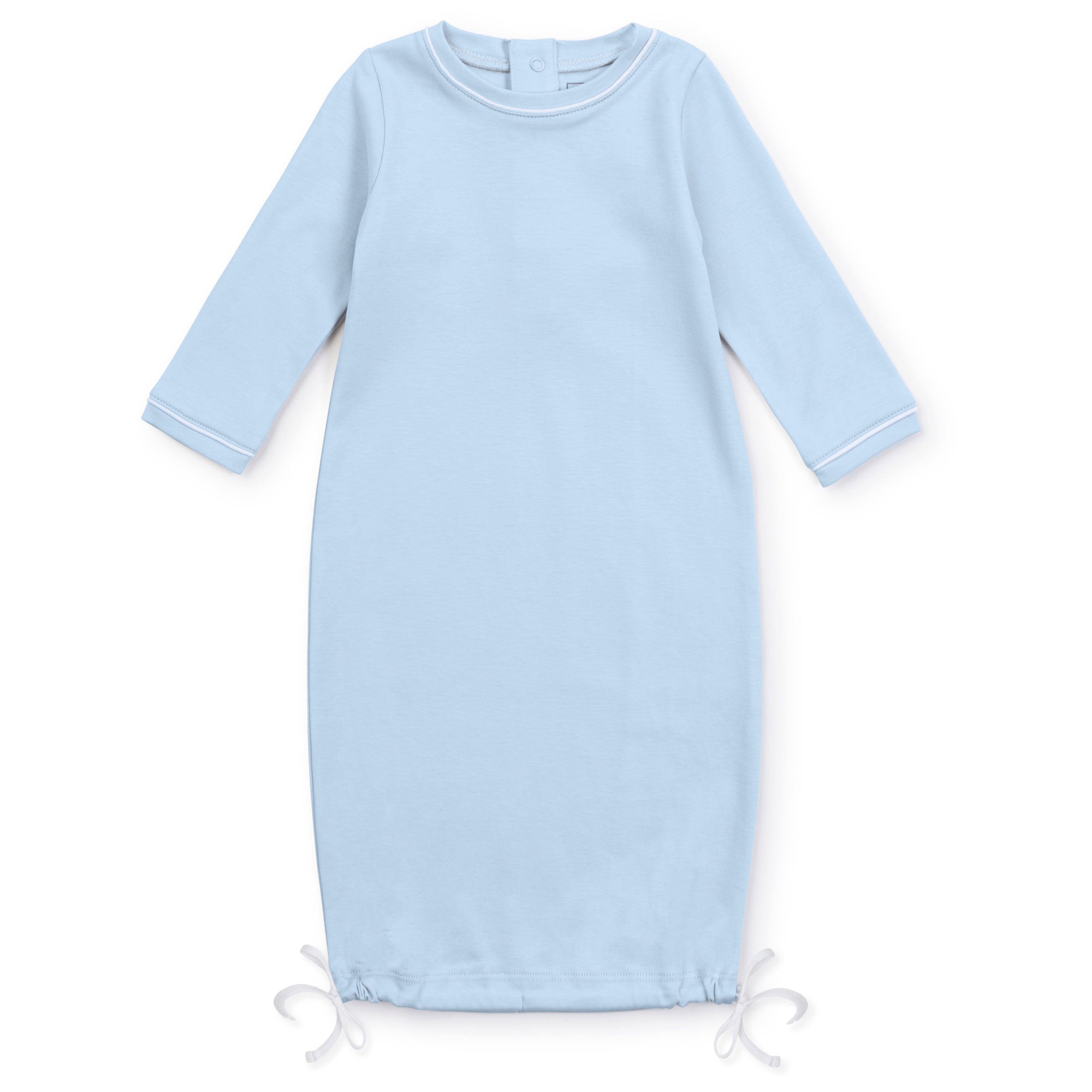 George Pima Cotton Daygown Light Blue