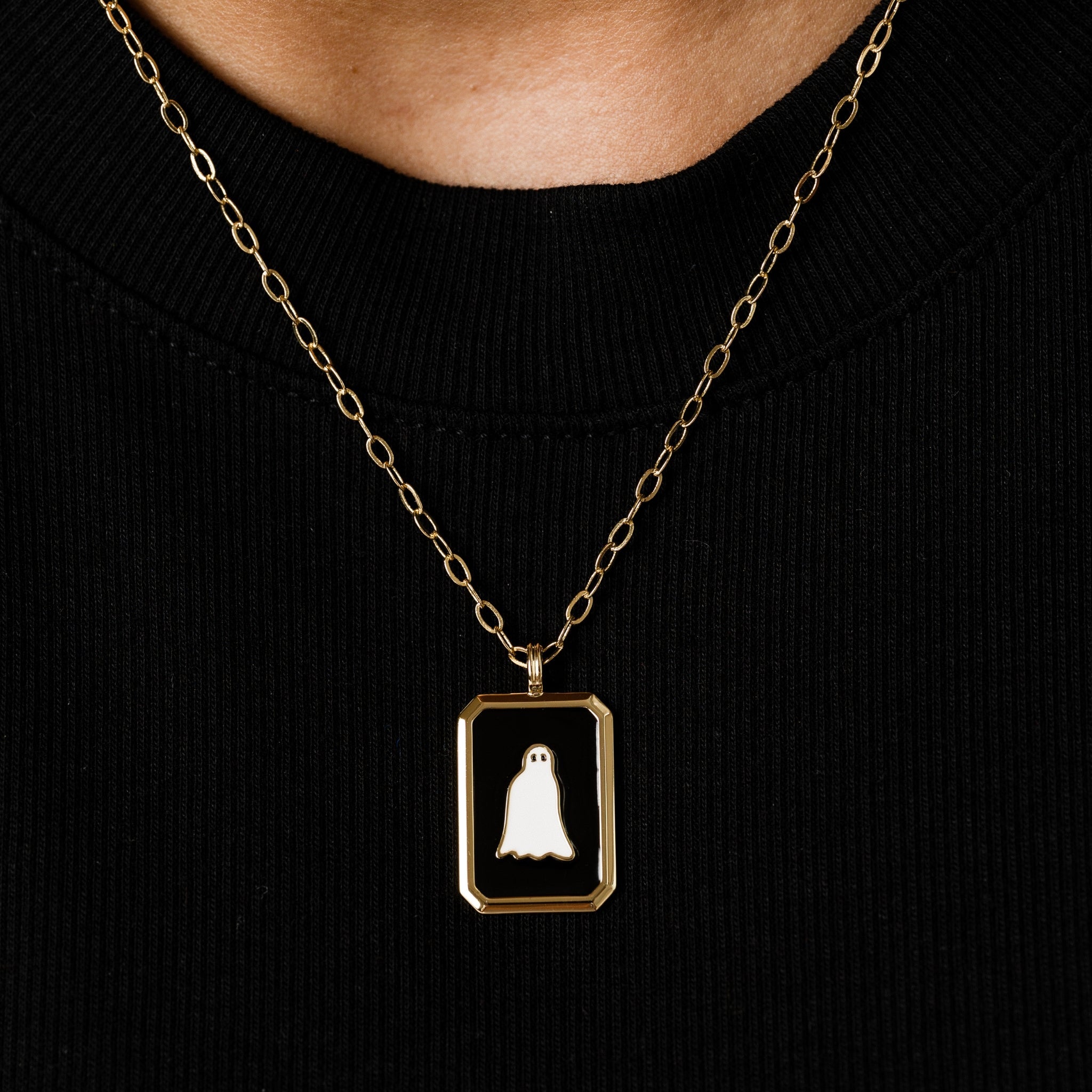 Ghosty Pendant Necklace